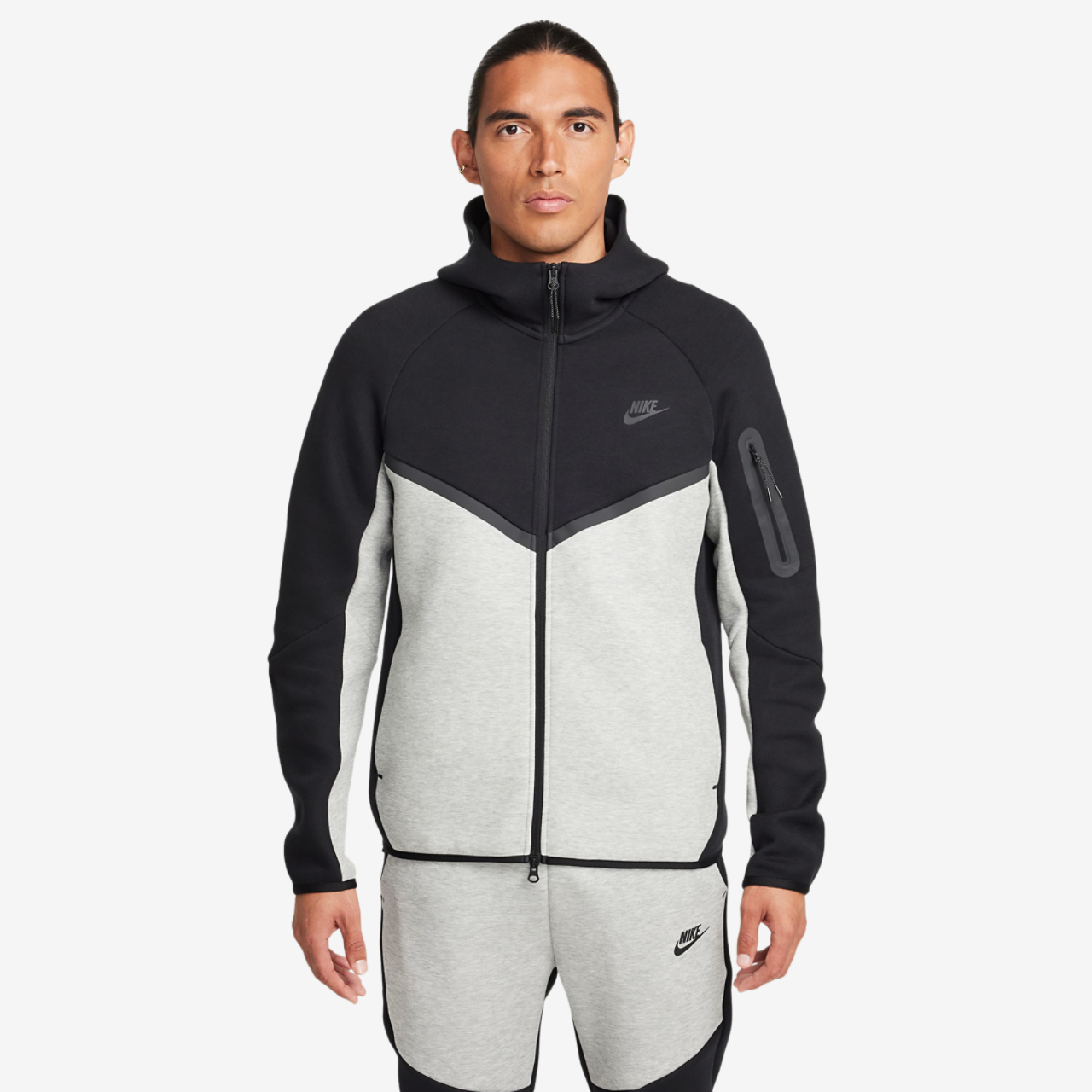 Nike Tech Fleece Full-Zip Windrunner Hoodie Image 1 of 8. Tap to open photo gallery.