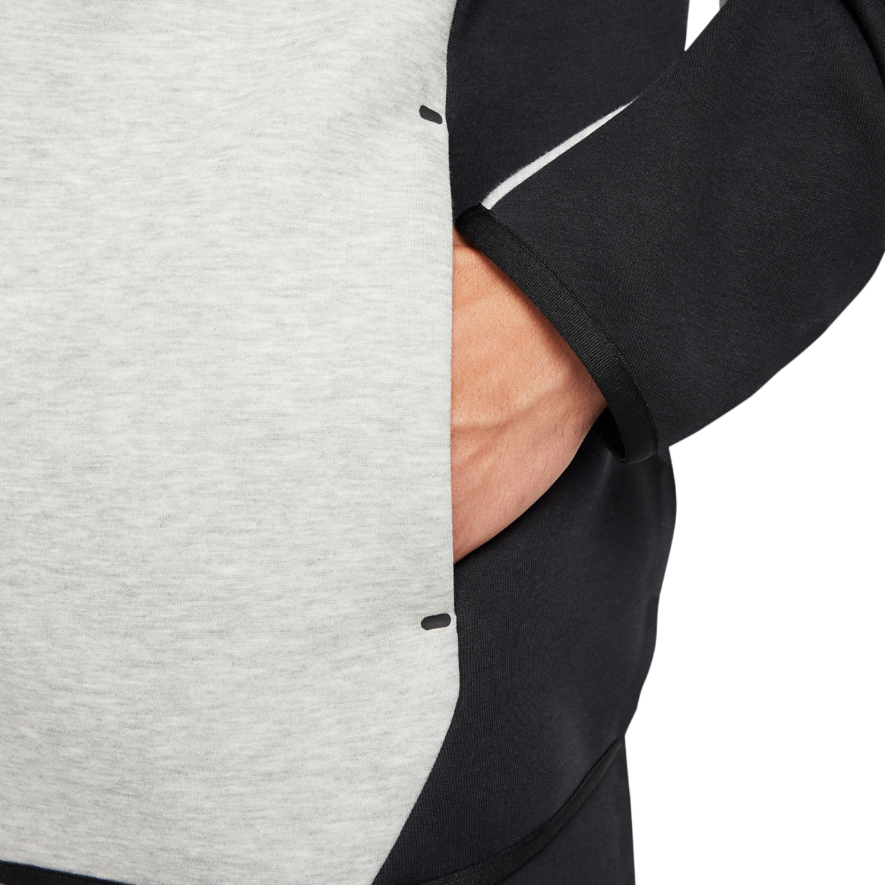Nike Tech Fleece Full-Zip Windrunner Hoodie Image 4 of 8. Tap to open photo gallery.