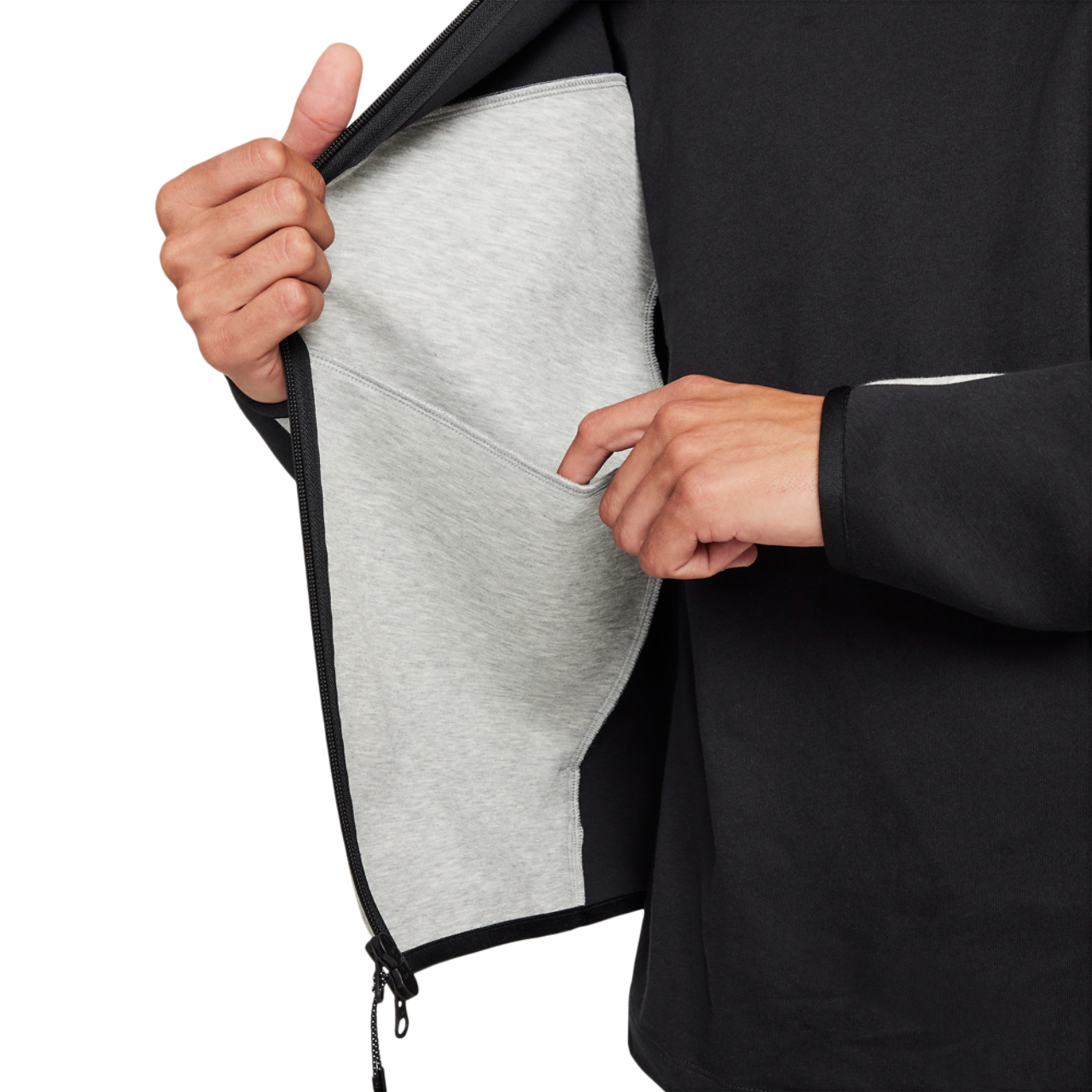 Nike Tech Fleece Full-Zip Windrunner Hoodie Image 7 of 8. Tap to open photo gallery.