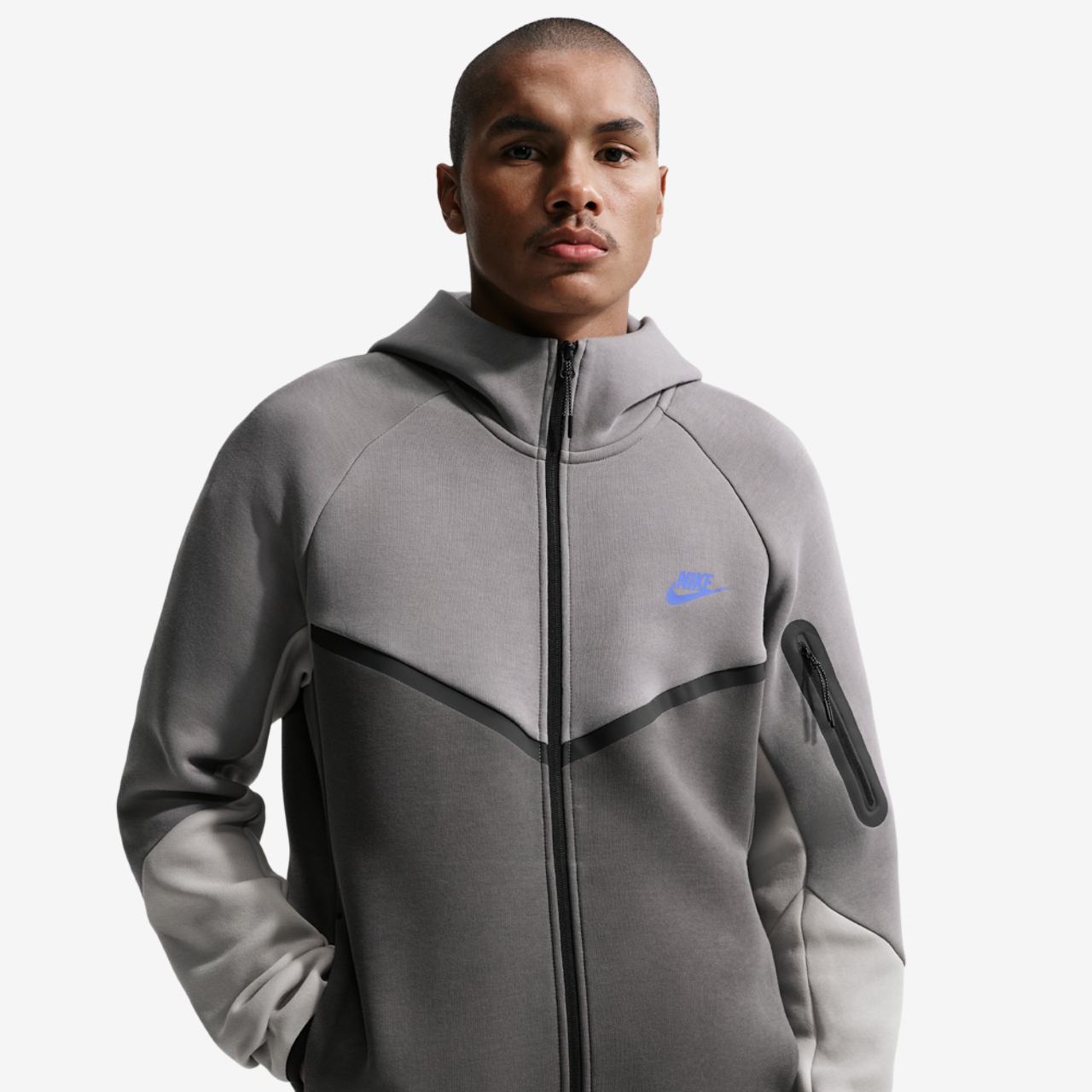 Nike Tech Fleece Full-Zip Windrunner Hoodie Image 3 of 11. Tap to open photo gallery.