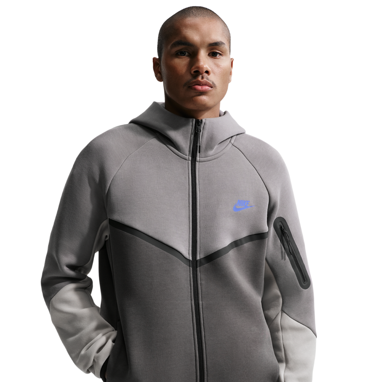 Nike Tech Fleece グレー　uk drip Nike Tech Fleece Full-Zip Windrunner Hoodie - Men's | Foot Locker