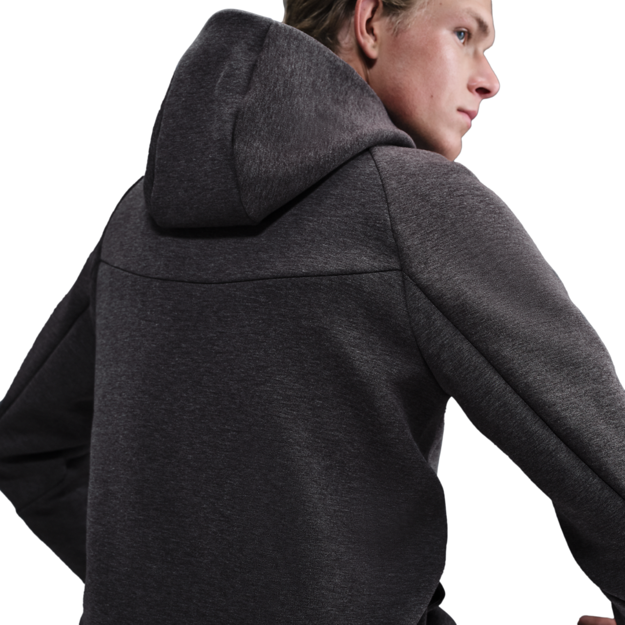 Nike Tech Fleece Full-Zip Windrunner Hoodie Image 2 of 4. Tap to open photo gallery.