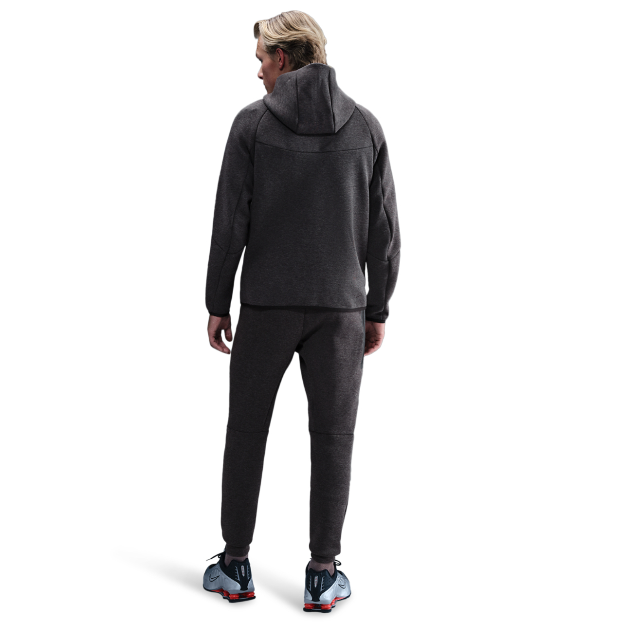 Nike Tech Fleece Full-Zip Windrunner Hoodie Image 4 of 4. Tap to open photo gallery.