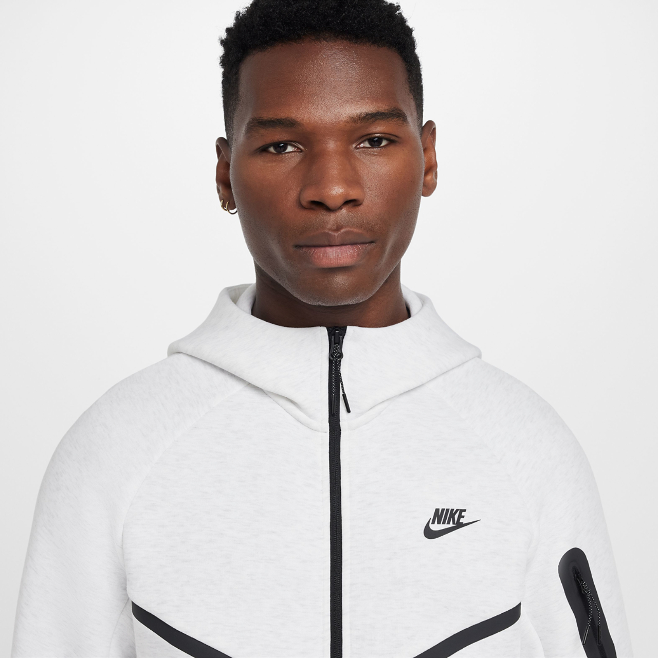 Nike Tech Fleece Full-Zip Windrunner Hoodie Image 3 of 9. Tap to open photo gallery.