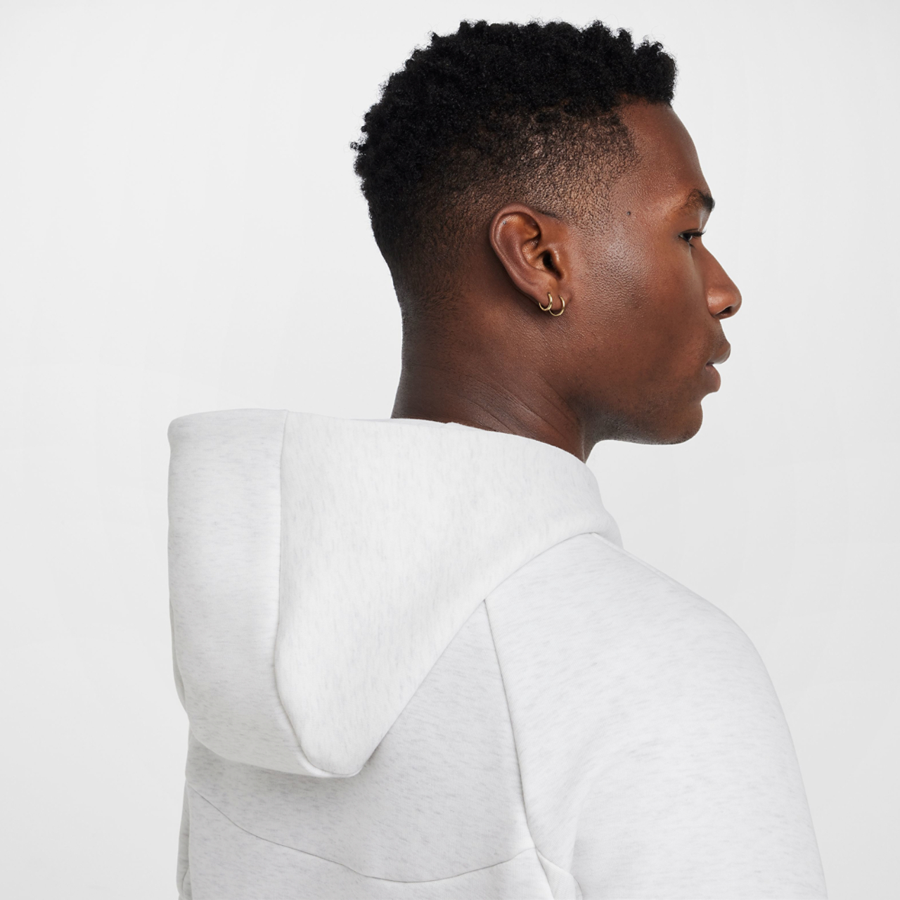 Nike Tech Fleece Full-Zip Windrunner Hoodie Image 4 of 9. Tap to open photo gallery.
