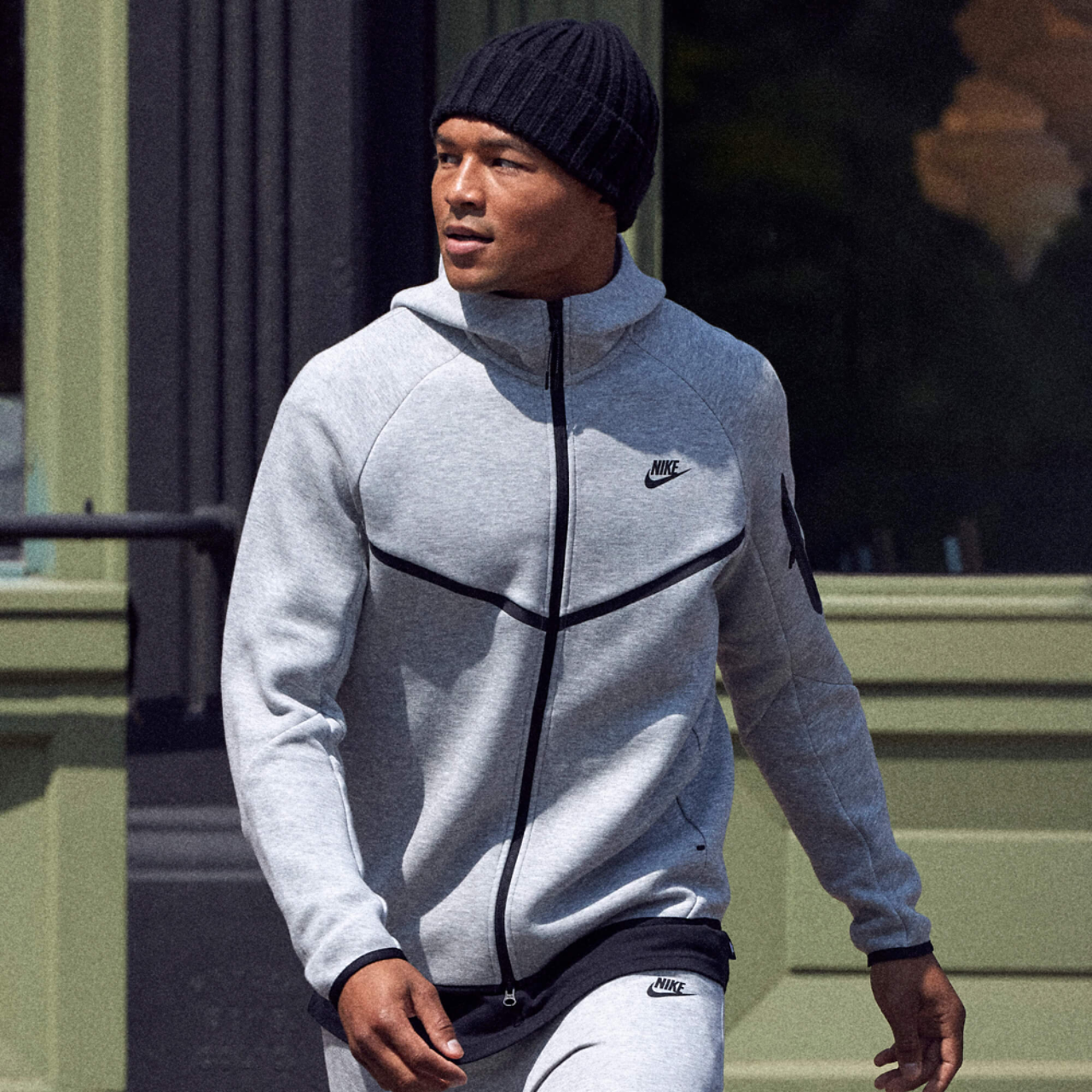 Nike Tech Fleece Full-Zip Windrunner Hoodie Image 1 of 8. Tap to open photo gallery.