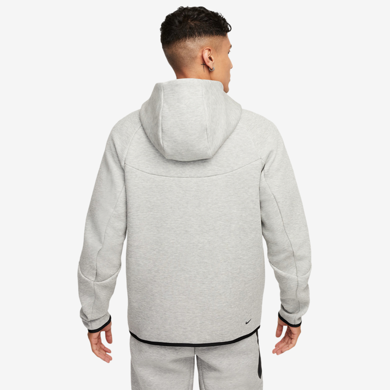 Nike Tech Fleece Full-Zip Windrunner Hoodie Image 3 of 8. Tap to open photo gallery.