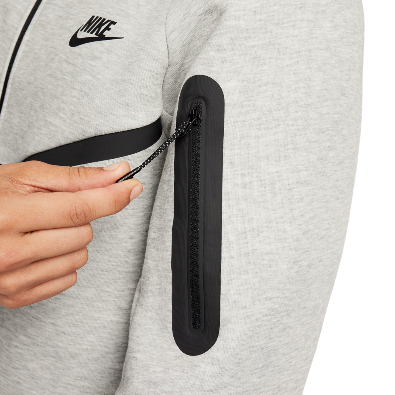Nike Tech Fleece Full-Zip Windrunner Hoodie Image 6 of 8. Tap to open photo gallery.