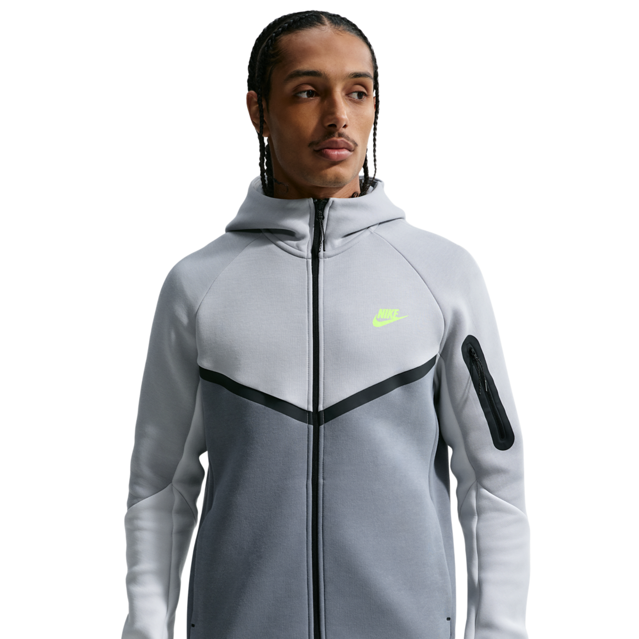 Nike Tech Fleece Full-Zip Windrunner Hoodie Image 1 of 5. Tap to open photo gallery.