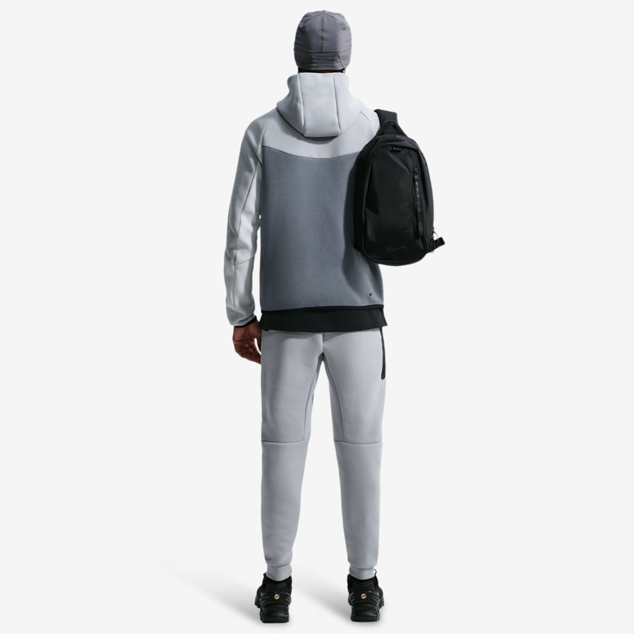 Nike Tech Fleece Full-Zip Windrunner Hoodie Image 5 of 5. Tap to open photo gallery.