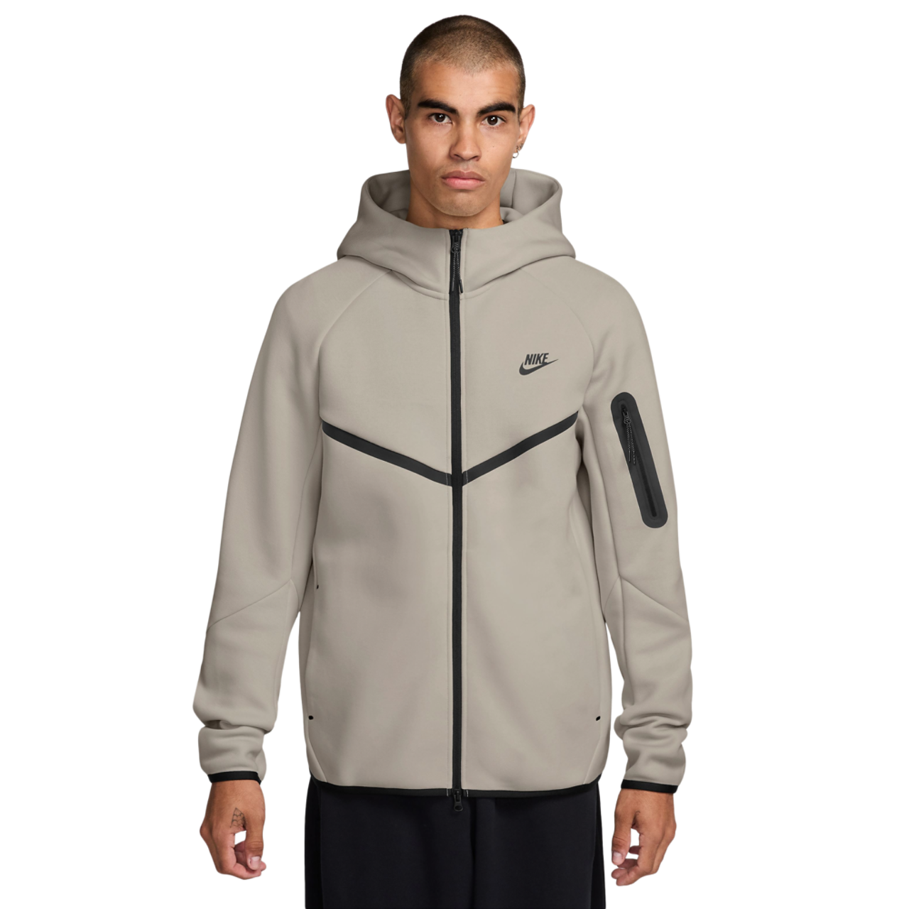 Nike Tech Fleece Full-Zip Windrunner Hoodie Image 1 of 3. Tap to open photo gallery.
