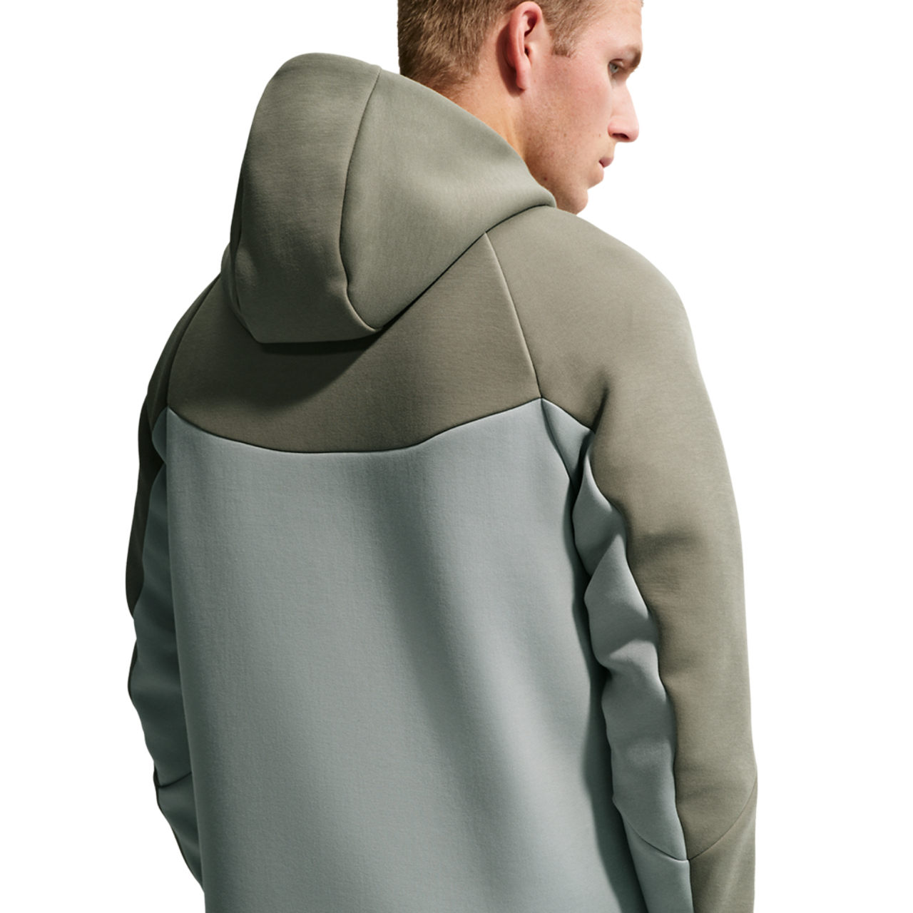 Nike Tech Fleece Full-Zip Windrunner Hoodie Image 4 of 7. Tap to open photo gallery.