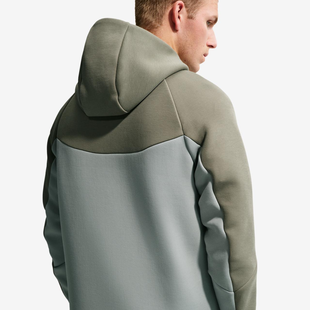 Nike Tech Fleece Full-Zip Windrunner Hoodie Image 4 of 7. Tap to open photo gallery.