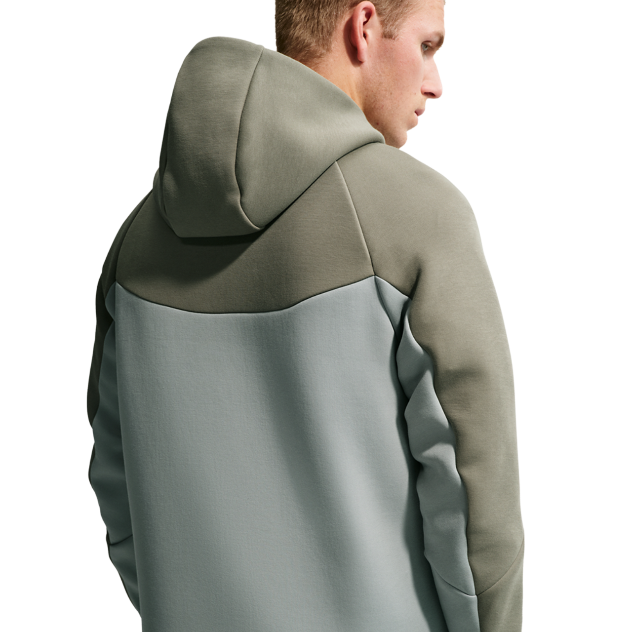 Nike Tech Fleece Full-Zip Windrunner Hoodie Image 4 of 7. Tap to open photo gallery.