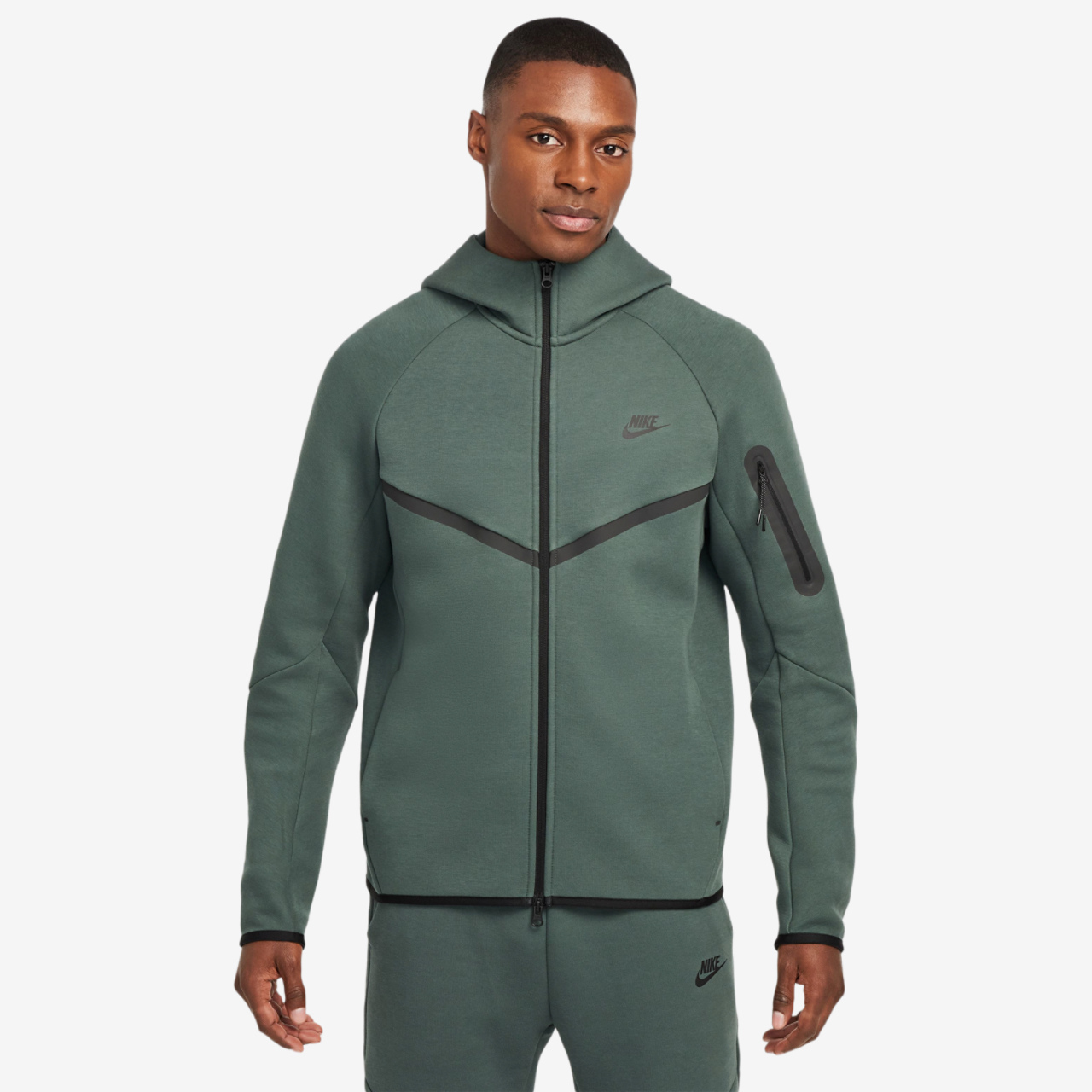 Nike Tech Fleece Full-Zip Windrunner Hoodie Image 1 of 9. Tap to open photo gallery.