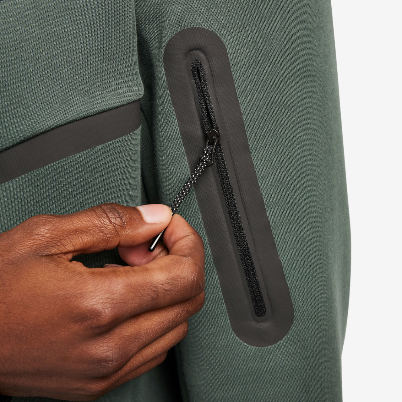 Nike Tech Fleece Full-Zip Windrunner Hoodie Image 6 of 9. Tap to open photo gallery.