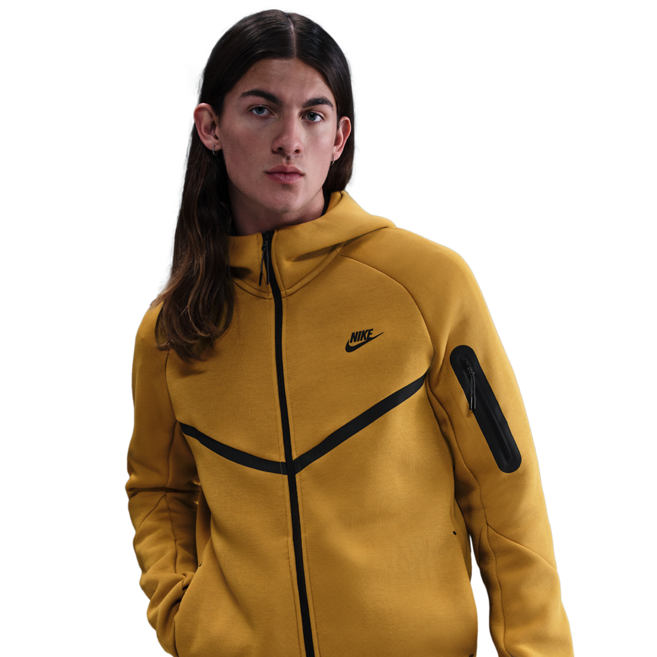 Nike Tech Fleece Full-Zip Windrunner Hoodie Image 1 of 4. Tap to open photo gallery.