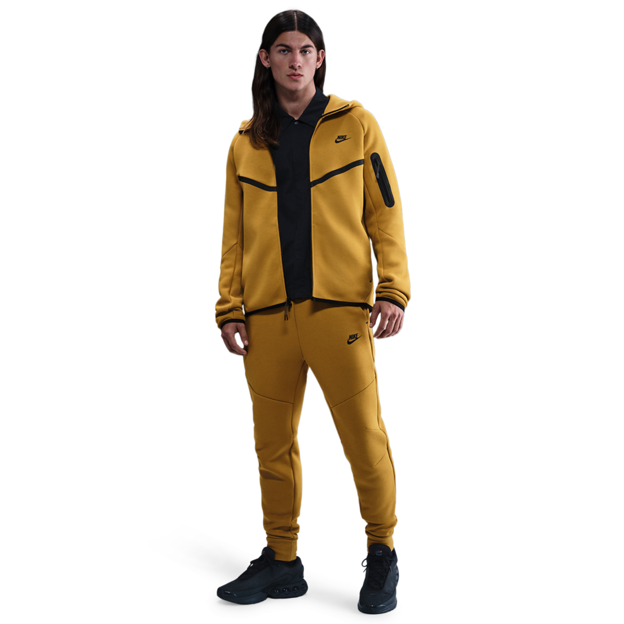 Nike Tech Fleece Full-Zip Windrunner Hoodie Image 3 of 4. Tap to open photo gallery.