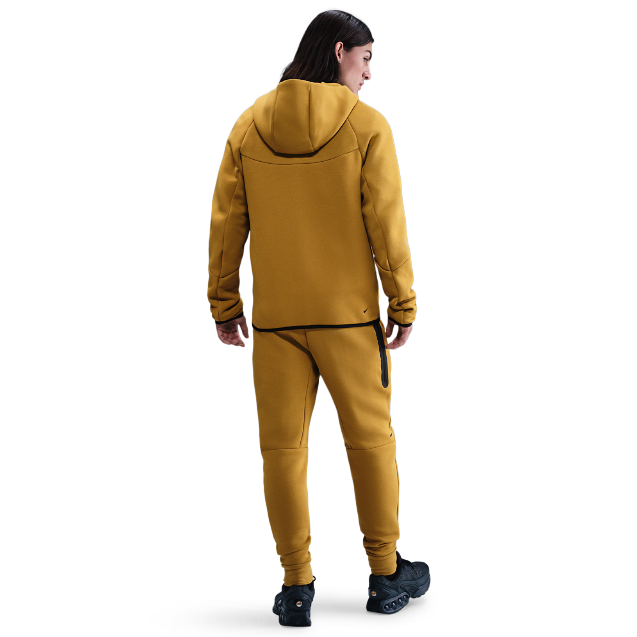 Nike Tech Fleece Full-Zip Windrunner Hoodie Image 4 of 4. Tap to open photo gallery.
