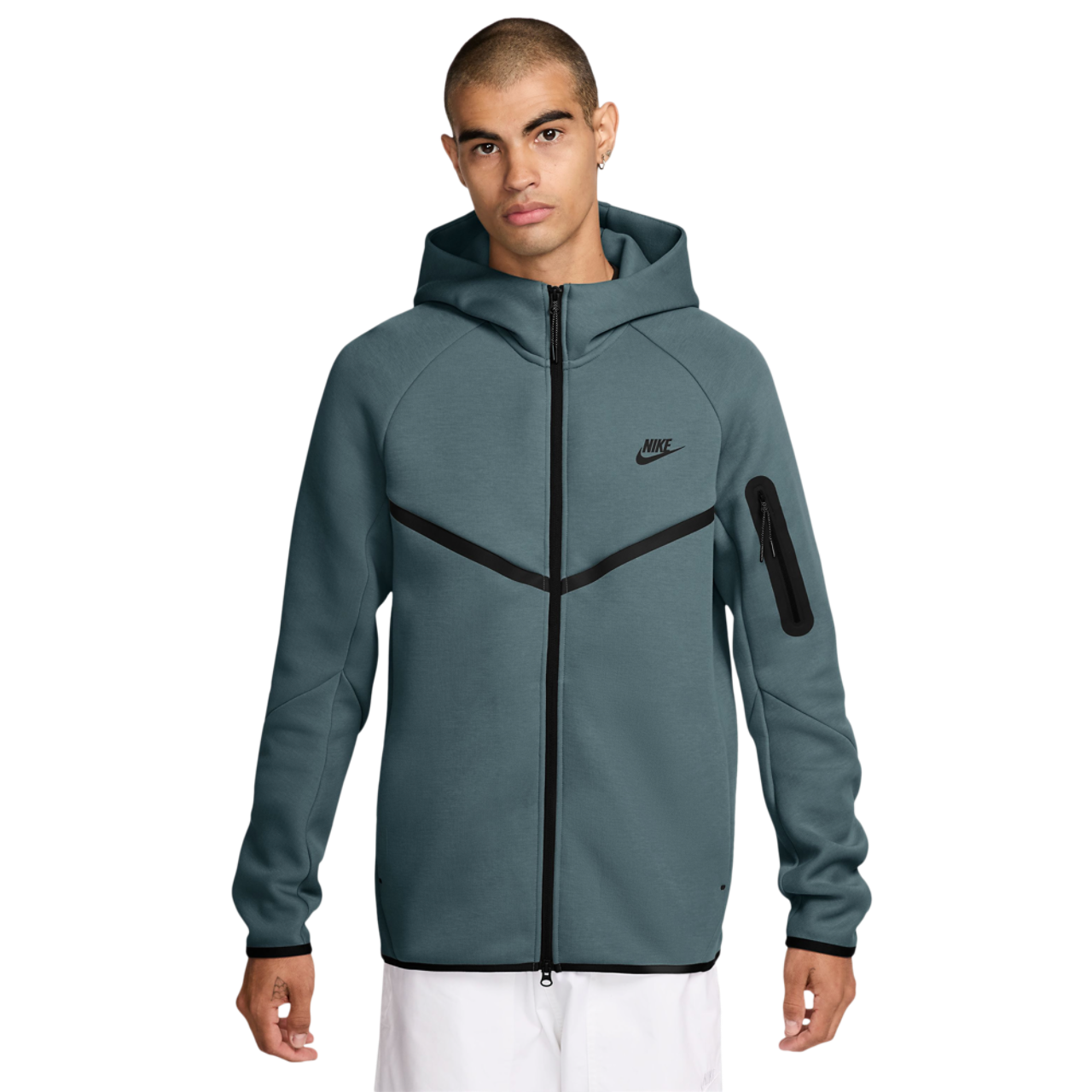Nike Tech Fleece Full-Zip Windrunner Hoodie Image 1 of 3. Tap to open photo gallery.