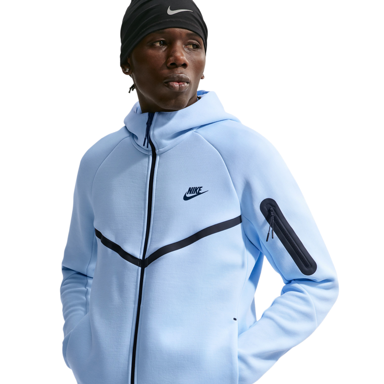 Nike Tech Fleece Full-Zip Windrunner Hoodie Image 1 of 3. Tap to open photo gallery.