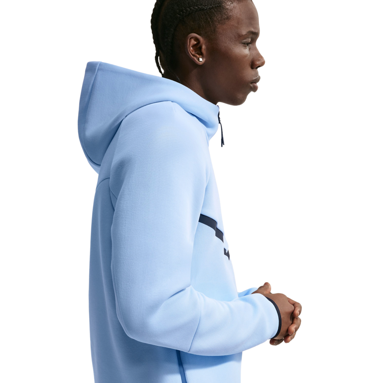 Nike Tech Fleece Full-Zip Windrunner Hoodie Image 2 of 3. Tap to open photo gallery.