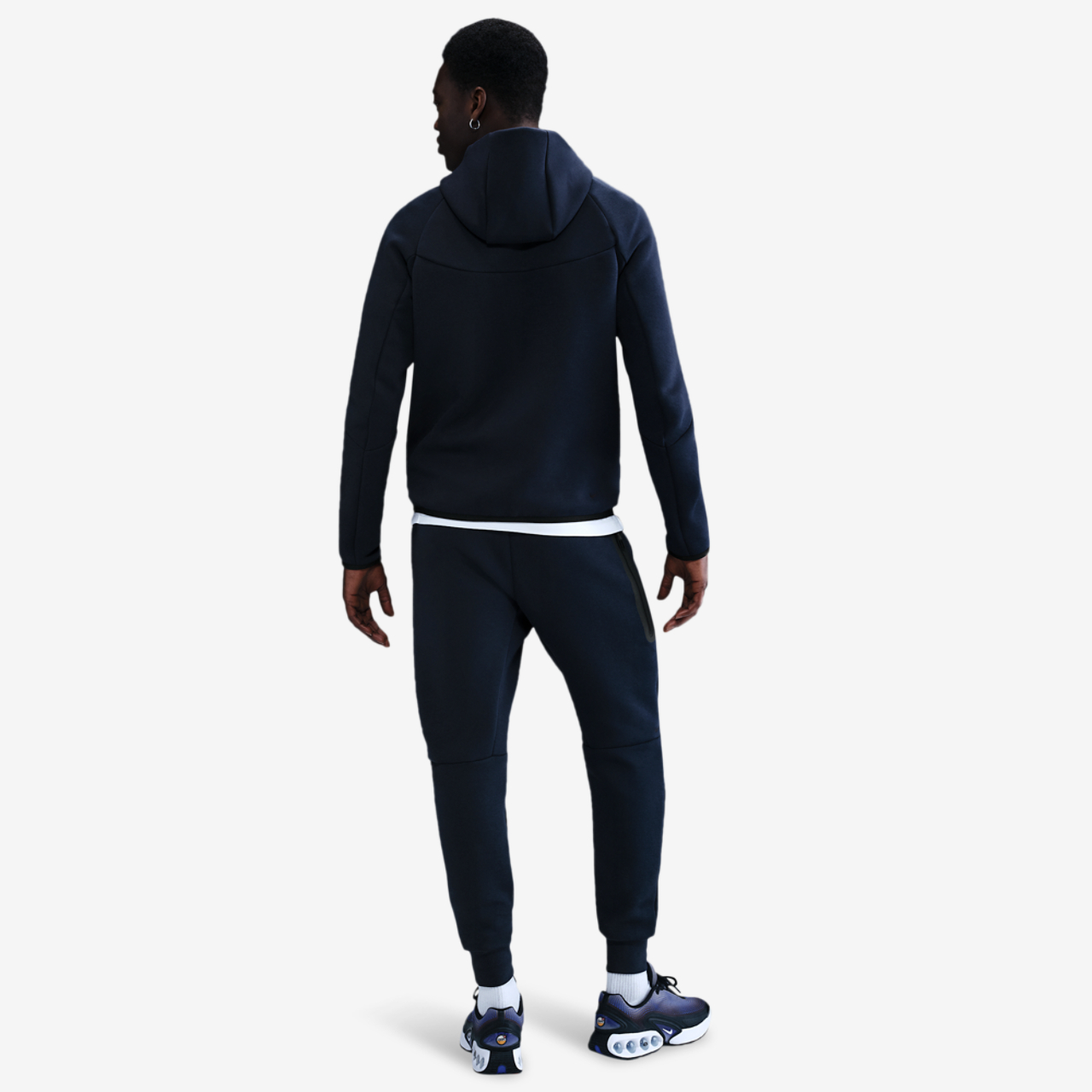 Nike Tech Fleece Full-Zip Windrunner Hoodie Image 5 of 5. Tap to open photo gallery.