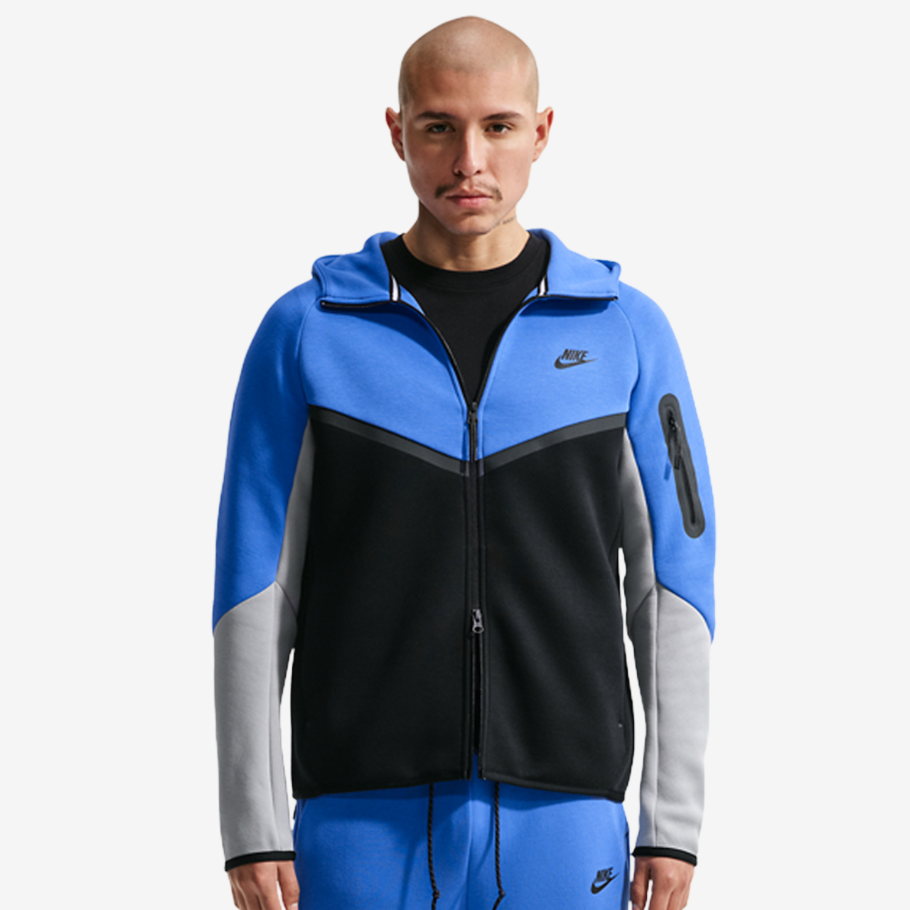 Nike Tech Fleece Full-Zip Windrunner Hoodie Image 1 of 7. Tap to open photo gallery.