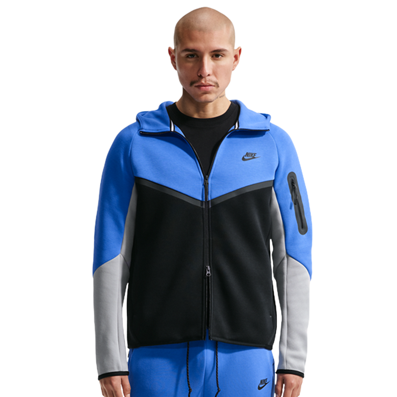 Nike Tech Fleece Full-Zip Windrunner Hoodie Image 1 of 7. Tap to open photo gallery.