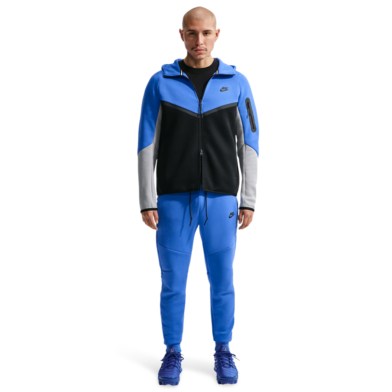 Nike Tech Fleece Full-Zip Windrunner Hoodie Image 6 of 7. Tap to open photo gallery.