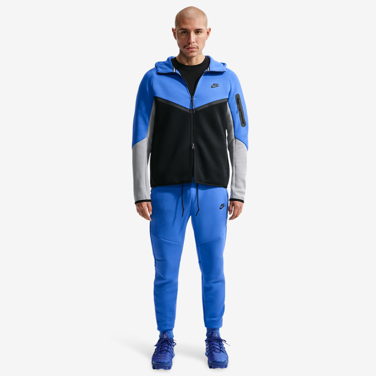 Nike Tech Fleece Full-Zip Windrunner Hoodie Image 6 of 7. Tap to open photo gallery.