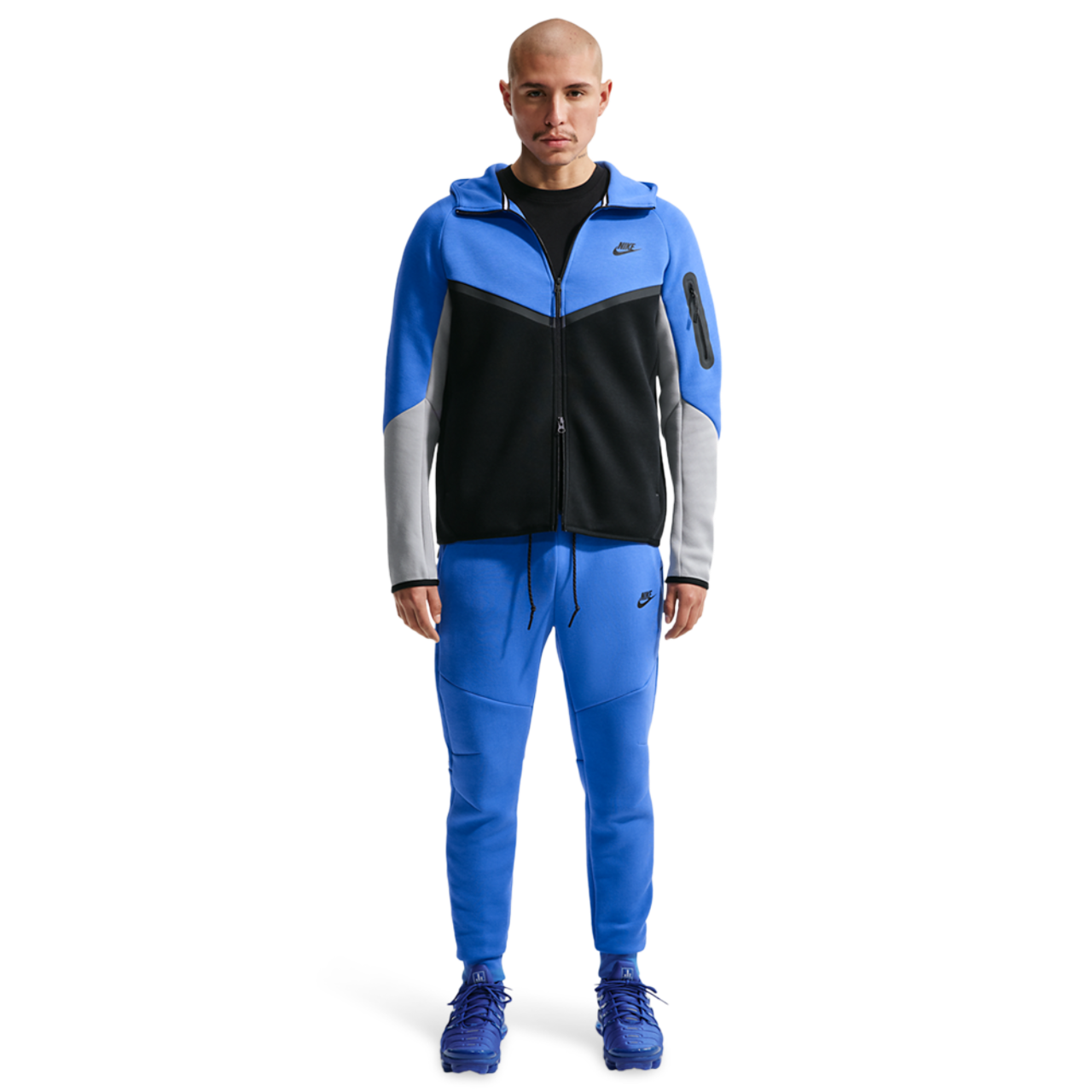 Nike Tech Fleece Full-Zip Windrunner Hoodie Image 6 of 7. Tap to open photo gallery.