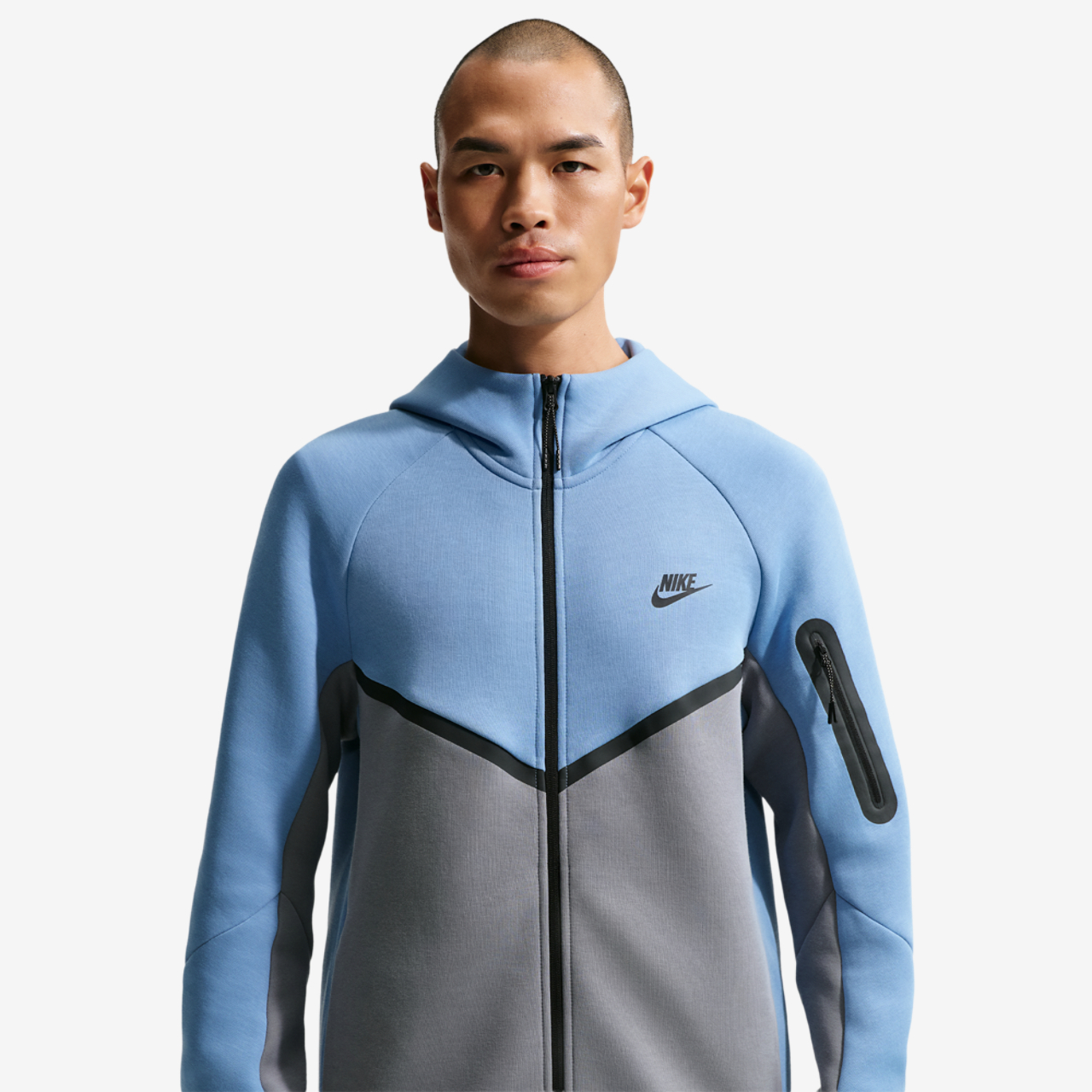 Nike Tech Fleece Full-Zip Windrunner Hoodie Image 1 of 5. Tap to open photo gallery.