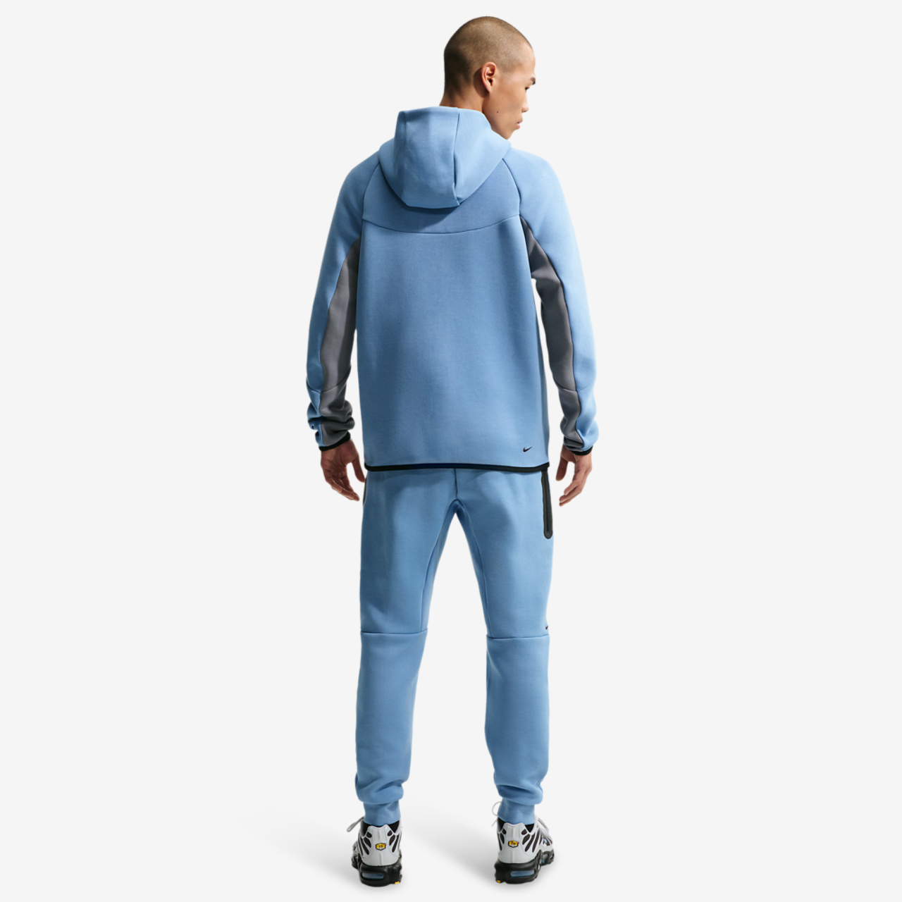 Nike Tech Fleece Full-Zip Windrunner Hoodie Image 5 of 5. Tap to open photo gallery.