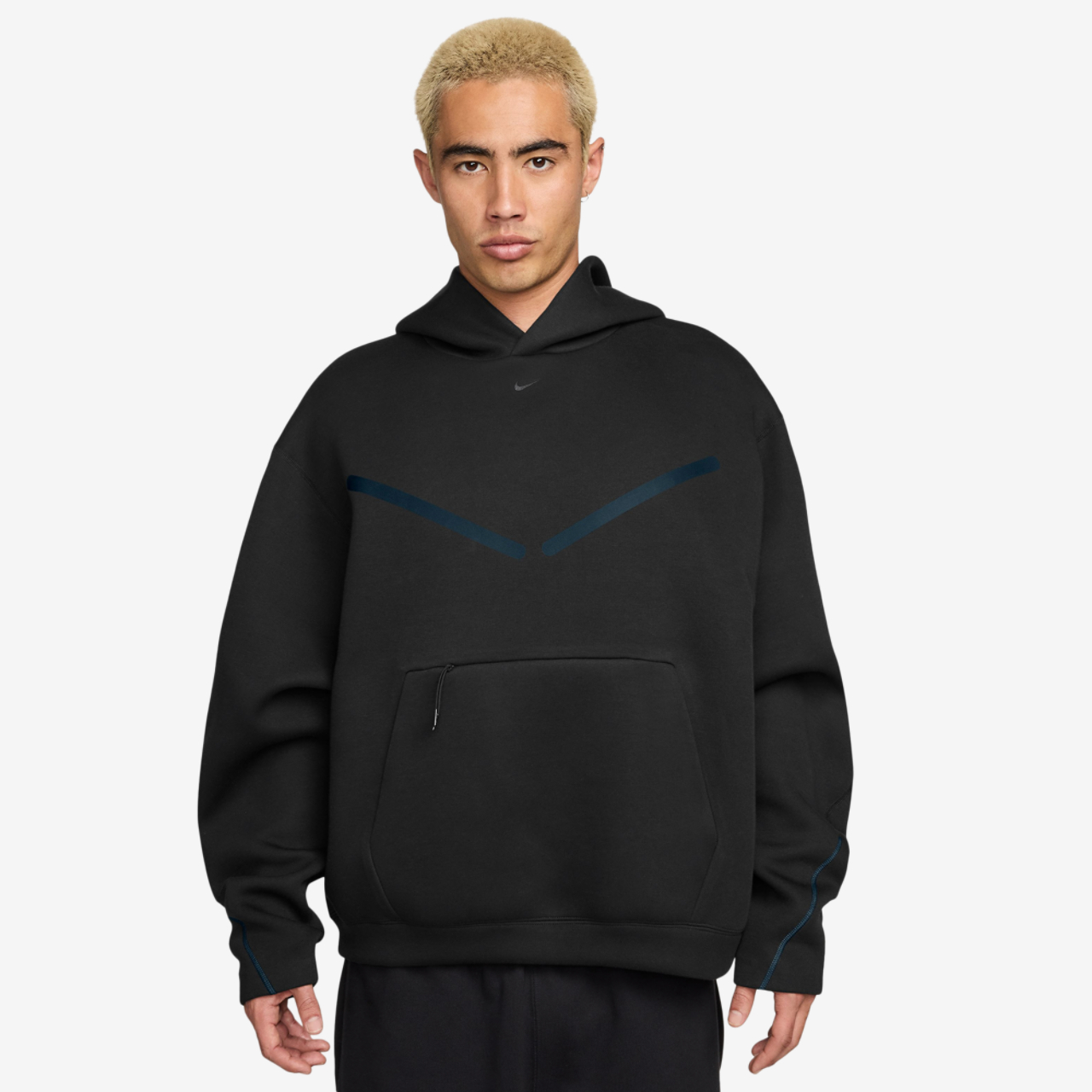 Nike Tech Pullover Graphic Hoodie Image 1 of 4. Tap to open photo gallery.