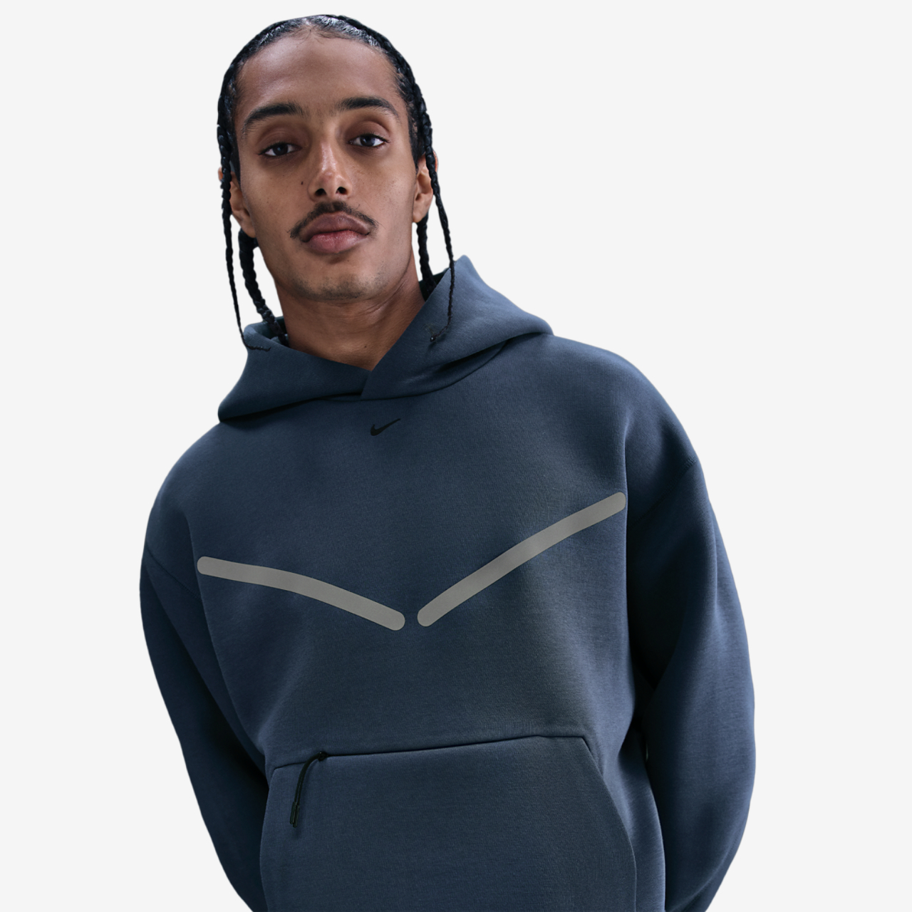 Nike Tech Pullover Graphic Hoodie Image 1 of 4. Tap to open photo gallery.