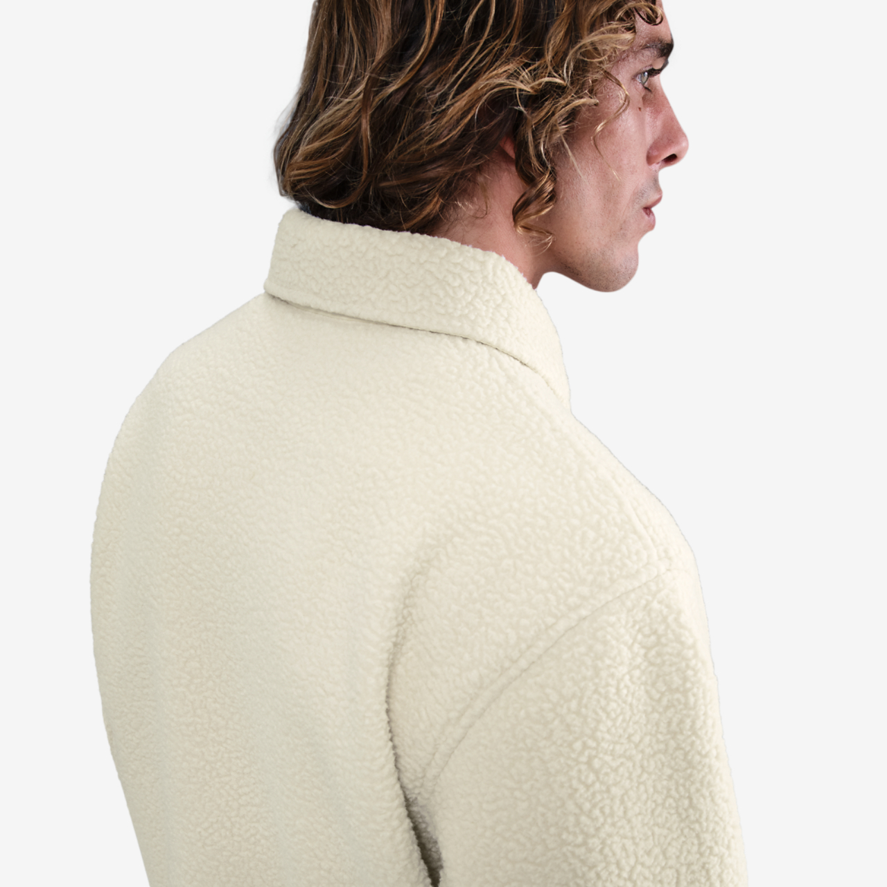Nike Club Sherpa Coaches Jacket Image 2 of 4. Tap to open photo gallery.