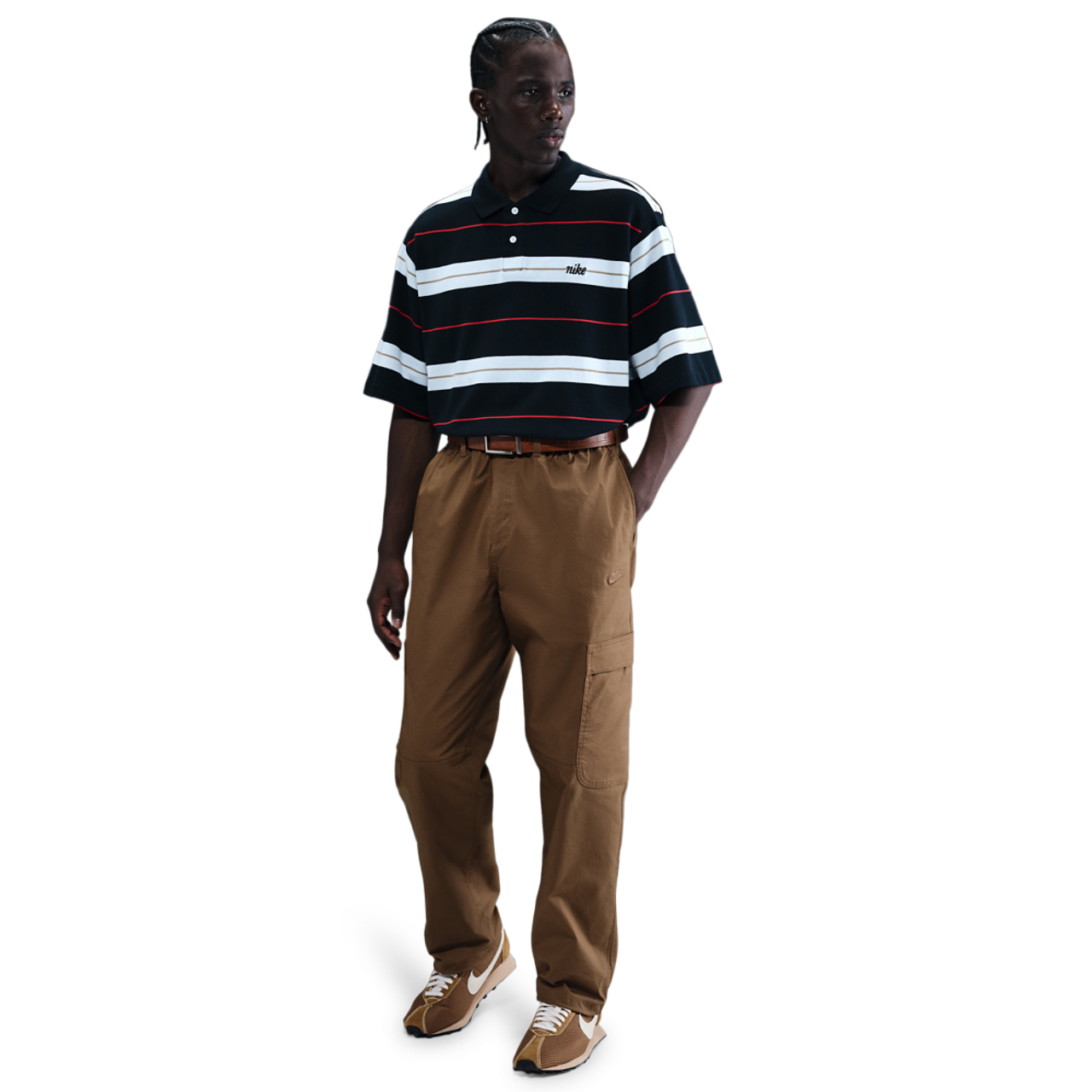 Nike Club Woven Cargo Pants Collection Image 3 of 4. Tap to open photo gallery.