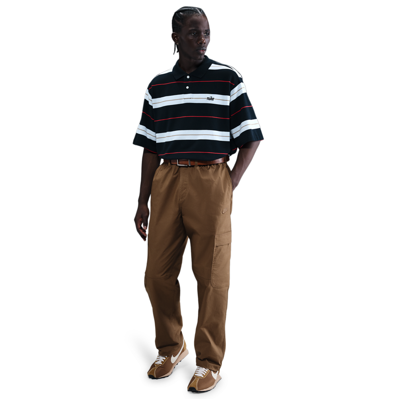 Nike Club Woven Cargo Pants Collection Image 3 of 4. Tap to open photo gallery.