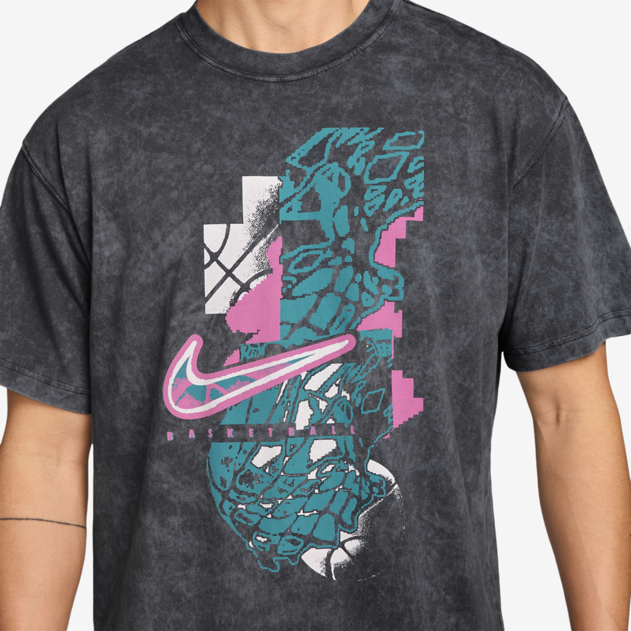 Nike Basketball M90 T-Shirt Image 3 of 3. Tap to open photo gallery.