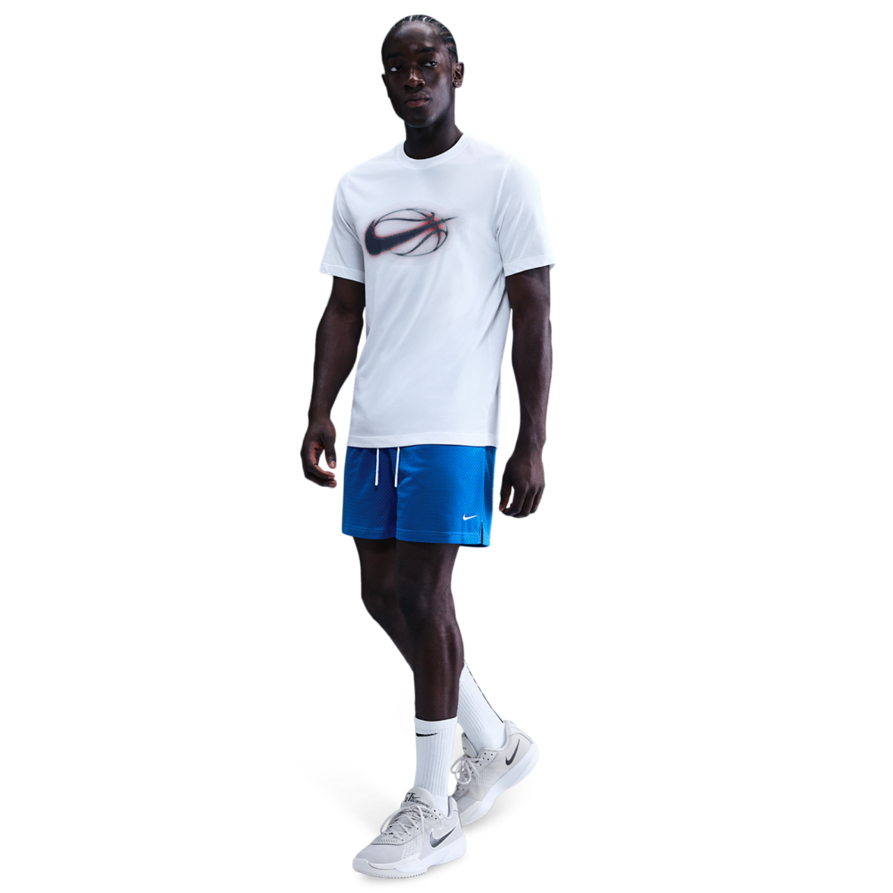 Nike Dri-FIT 5" Mesh Shorts Image 3 of 4. Tap to open photo gallery.
