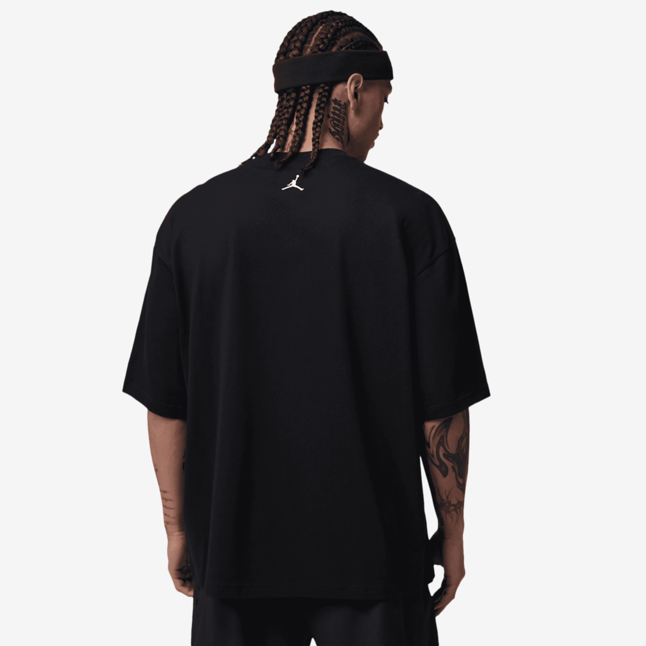 Jordan Dri-FIT SPT Statement Graphic Short Sleeve Crew Image 2 of 6. Tap to open photo gallery.