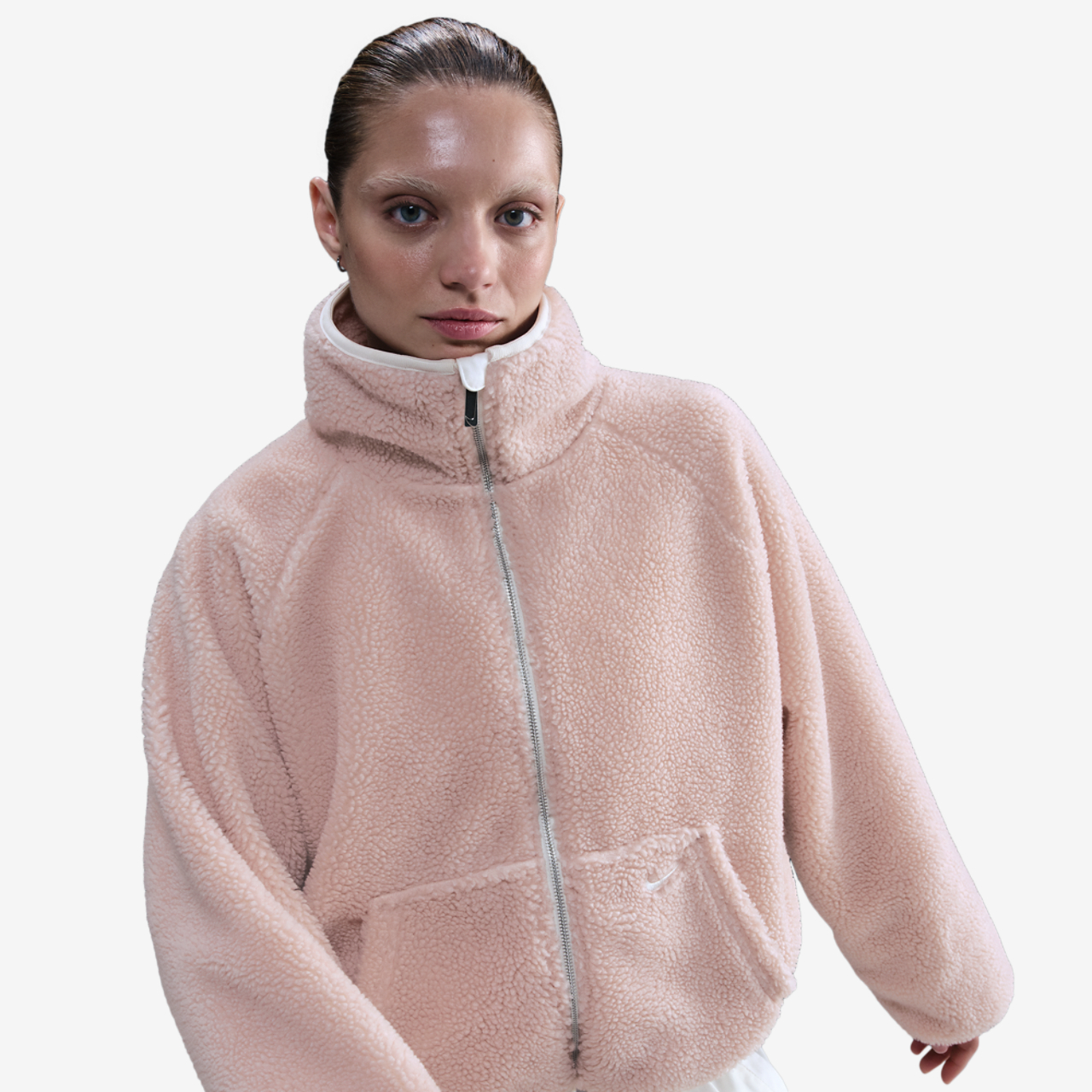 Nike NSW Street Sherpa Jacket Image 1 of 4. Tap to open photo gallery.