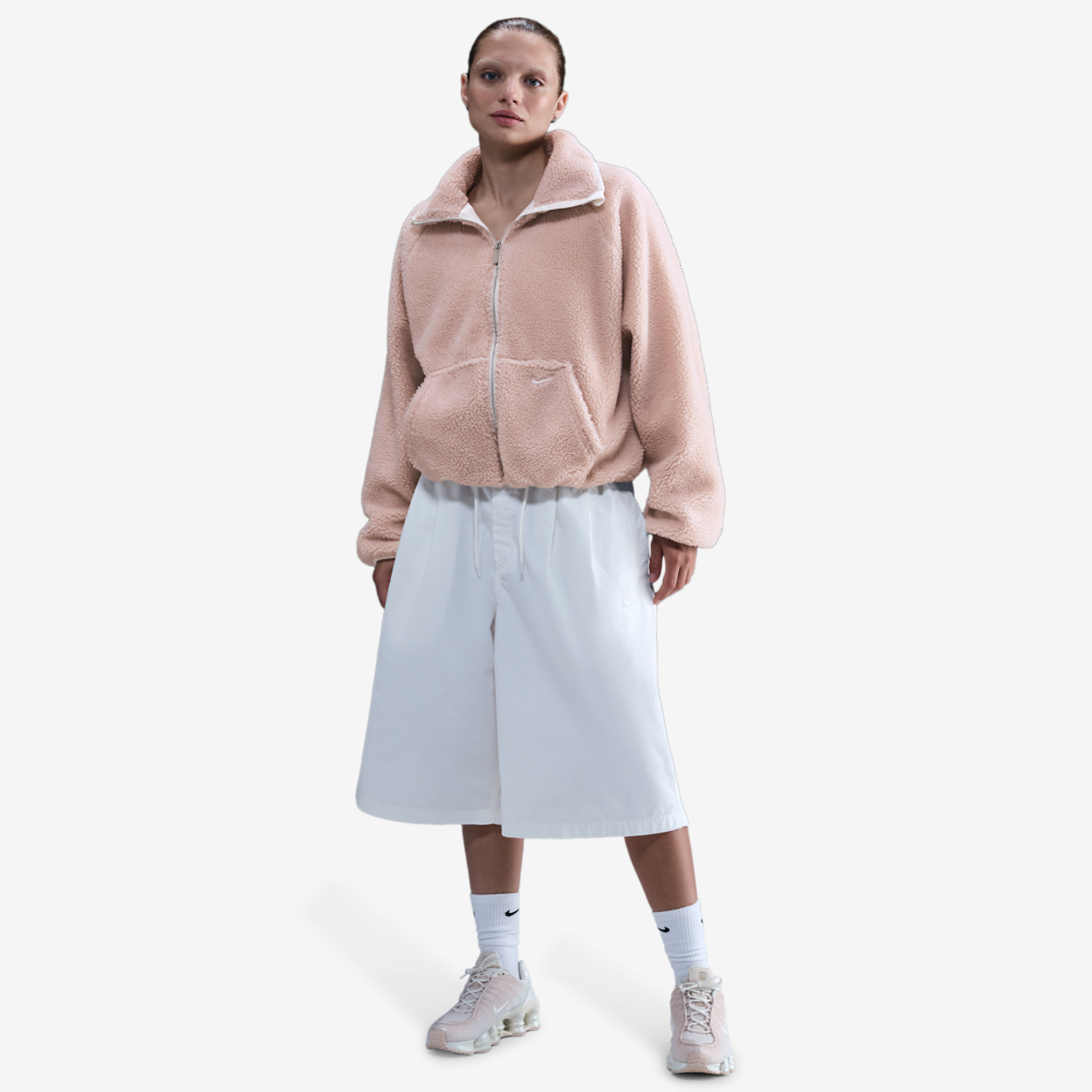 Nike NSW Street Sherpa Jacket Image 3 of 4. Tap to open photo gallery.