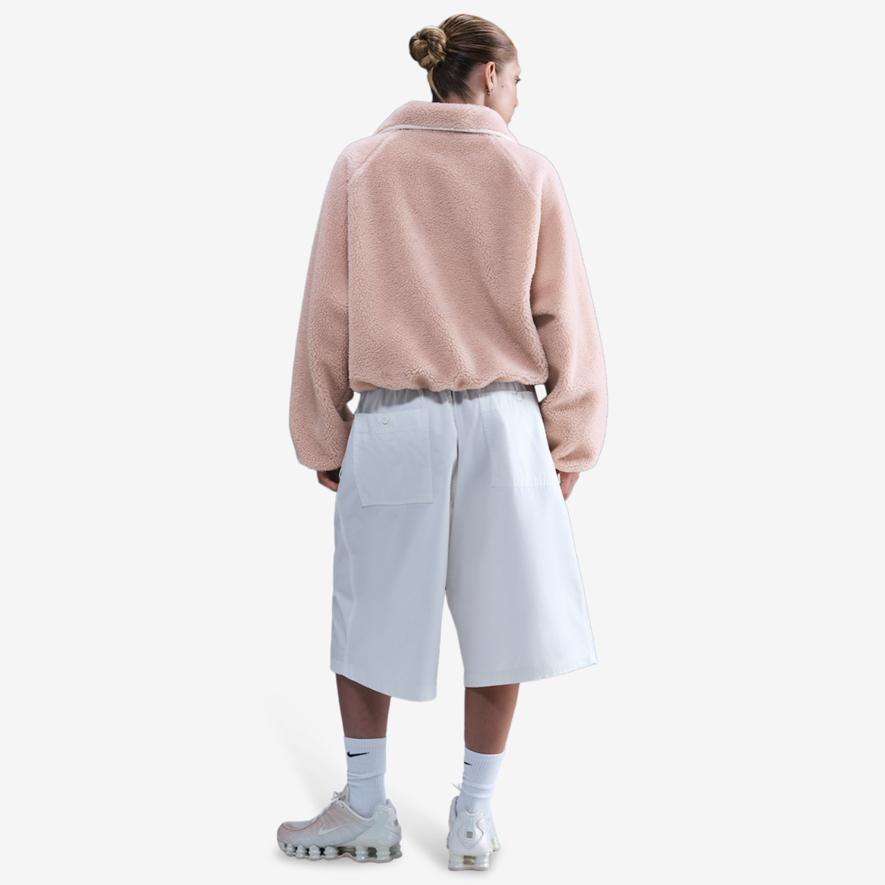 Nike NSW Street Sherpa Jacket Image 4 of 4. Tap to open photo gallery.