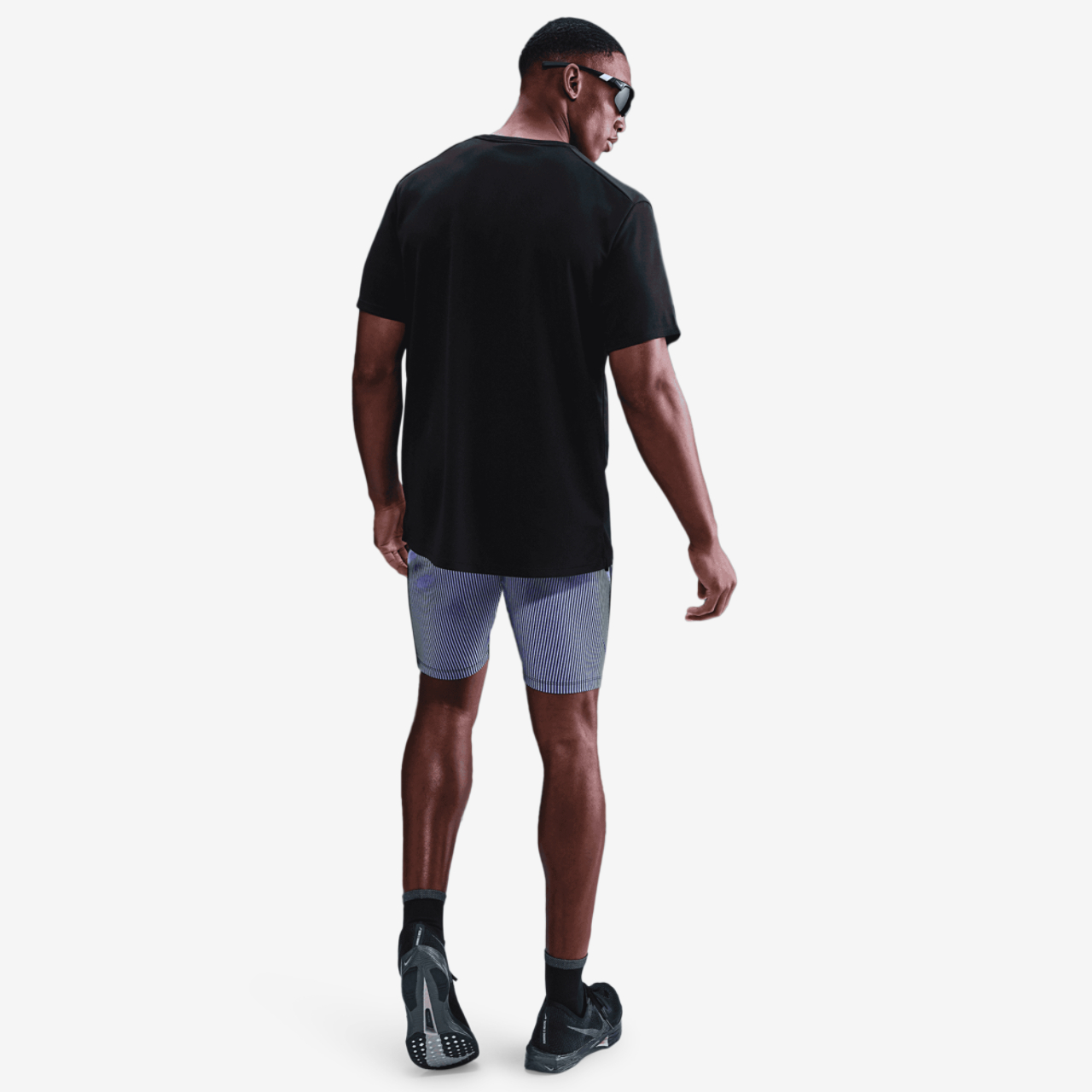 Nike Dri-FIT UV Run Energy Miler S/S T-Shirt Image 5 of 5. Tap to open photo gallery.