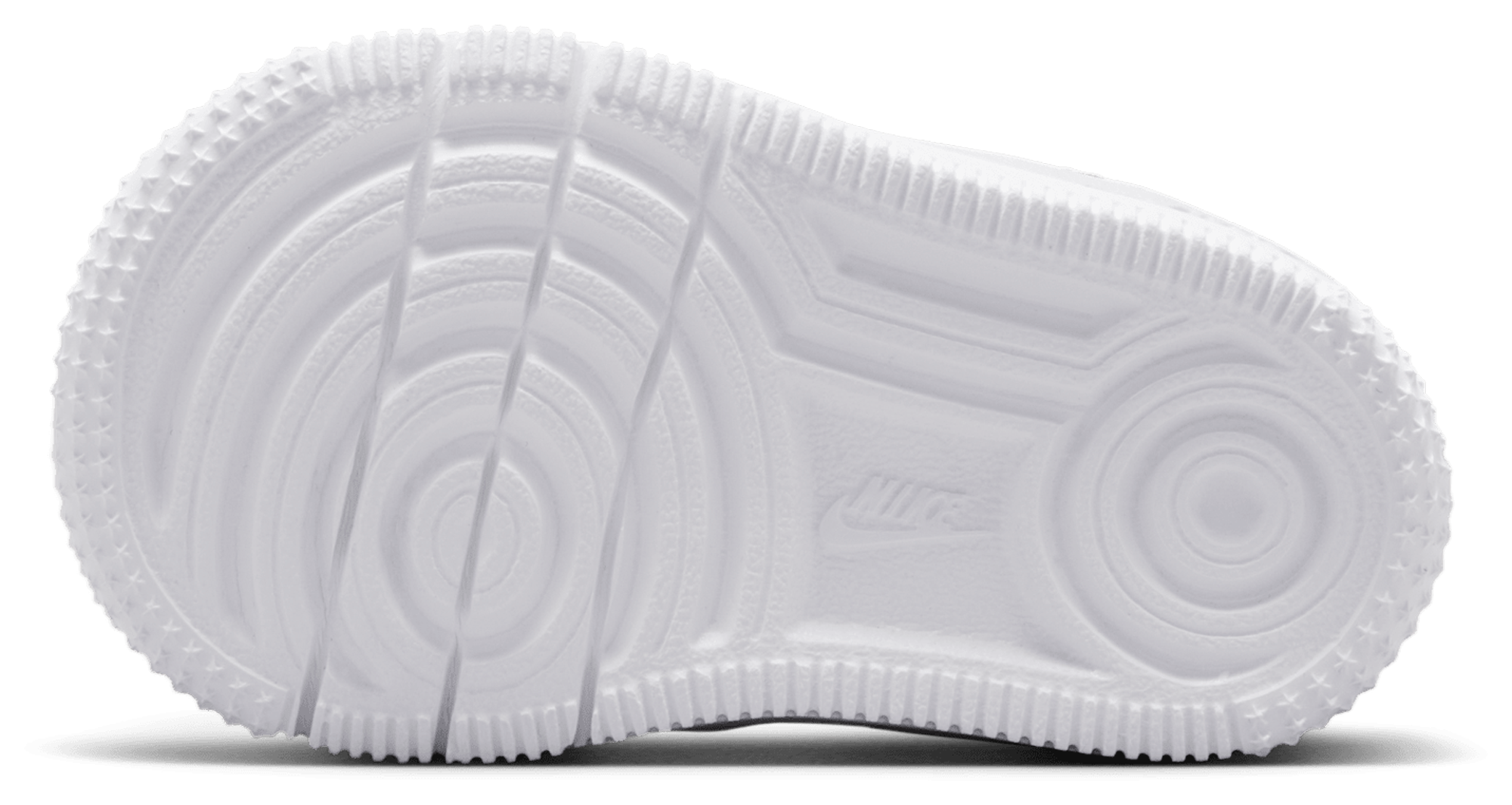 Nike Air Force 1 Low Lace 童款 - White/White - Image 5