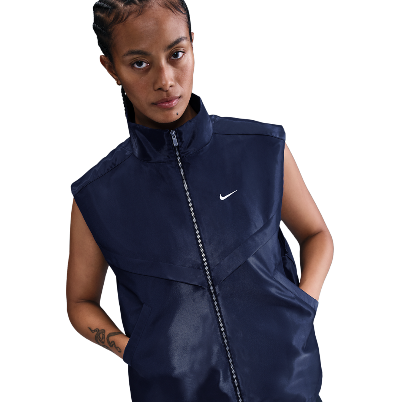 Nike NSW Liquid Shine Vest Image 1 of 4. Tap to open photo gallery.