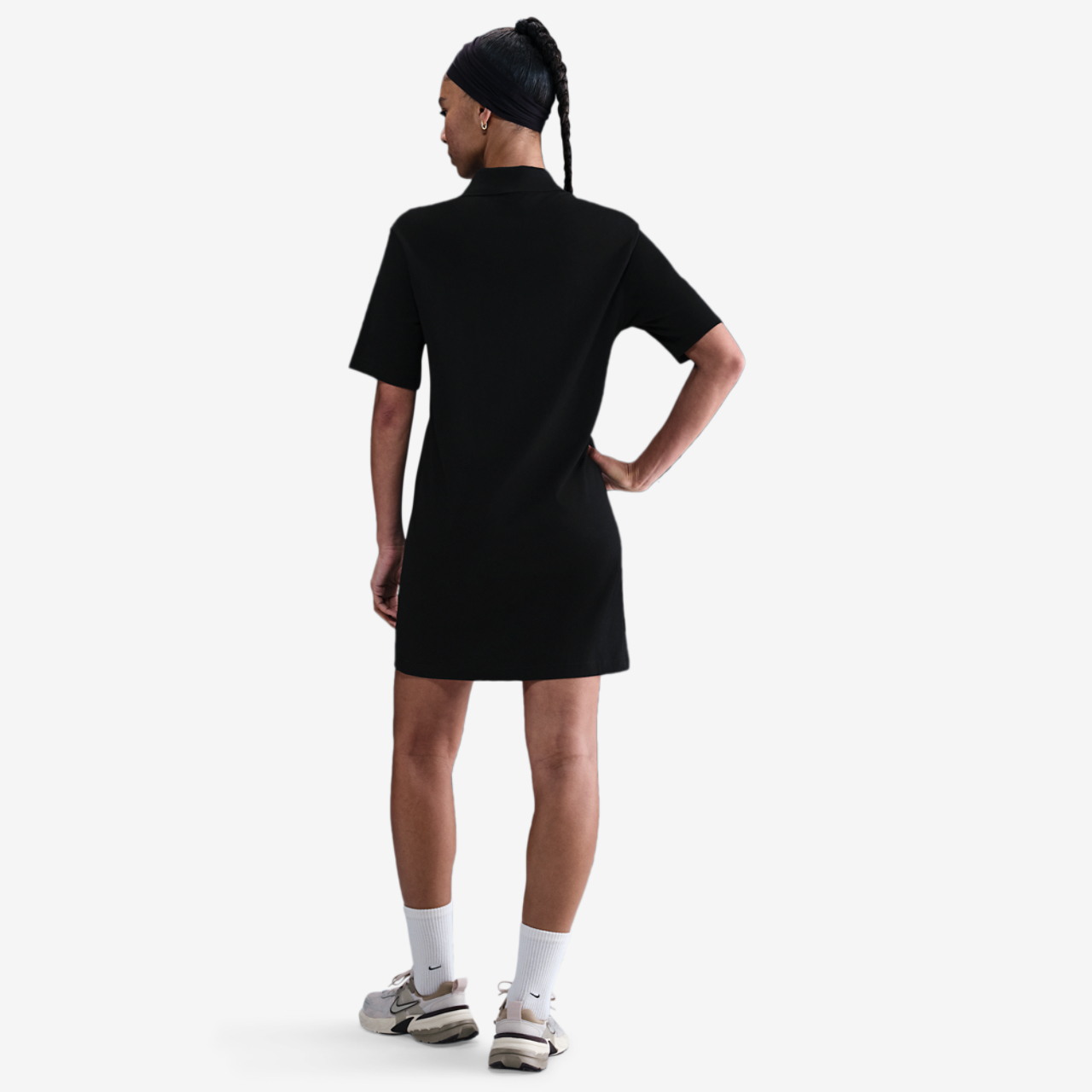 Nike NSW Essentials Polo Dress Image 4 of 4. Tap to open photo gallery.