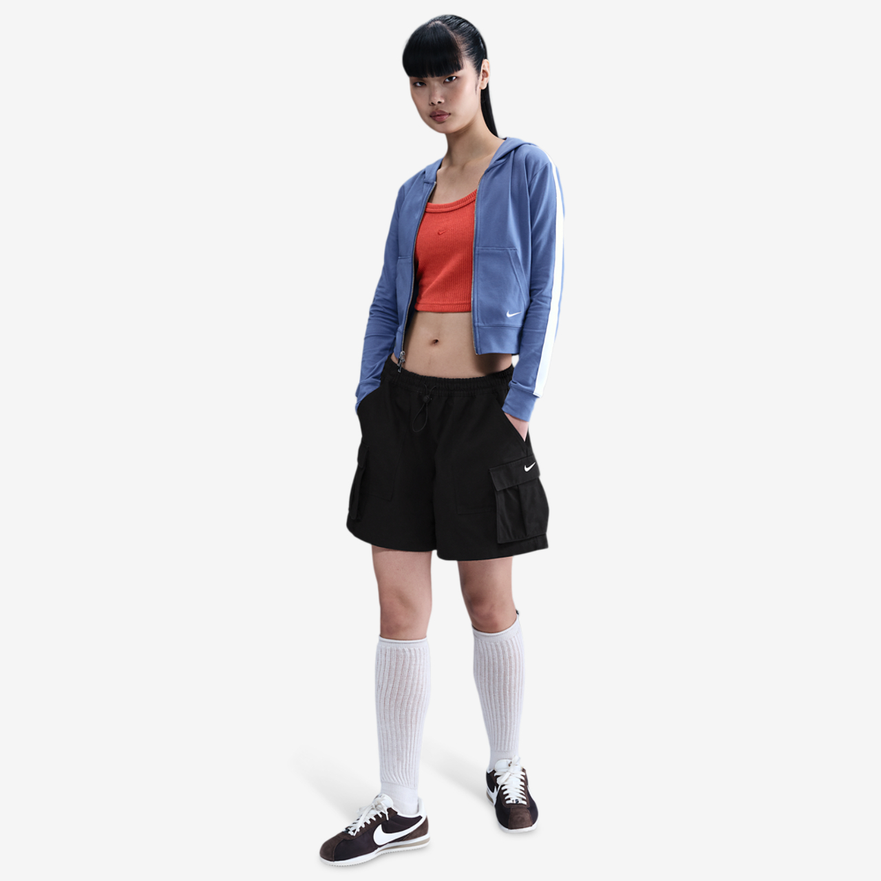 Nike NSW Street 5" Cargo Shorts Image 4 of 5. Tap to open photo gallery.